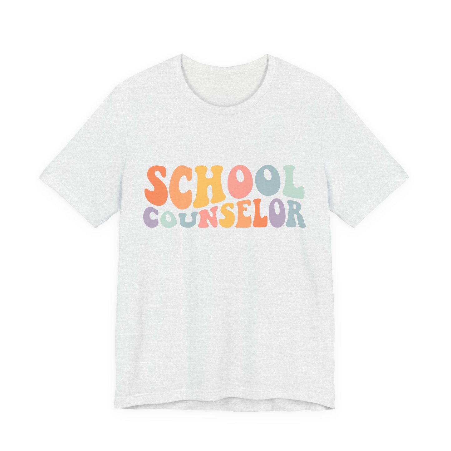 Unisex School Counselor Retro Shirt — Colorful Counseling Appreciation Tee