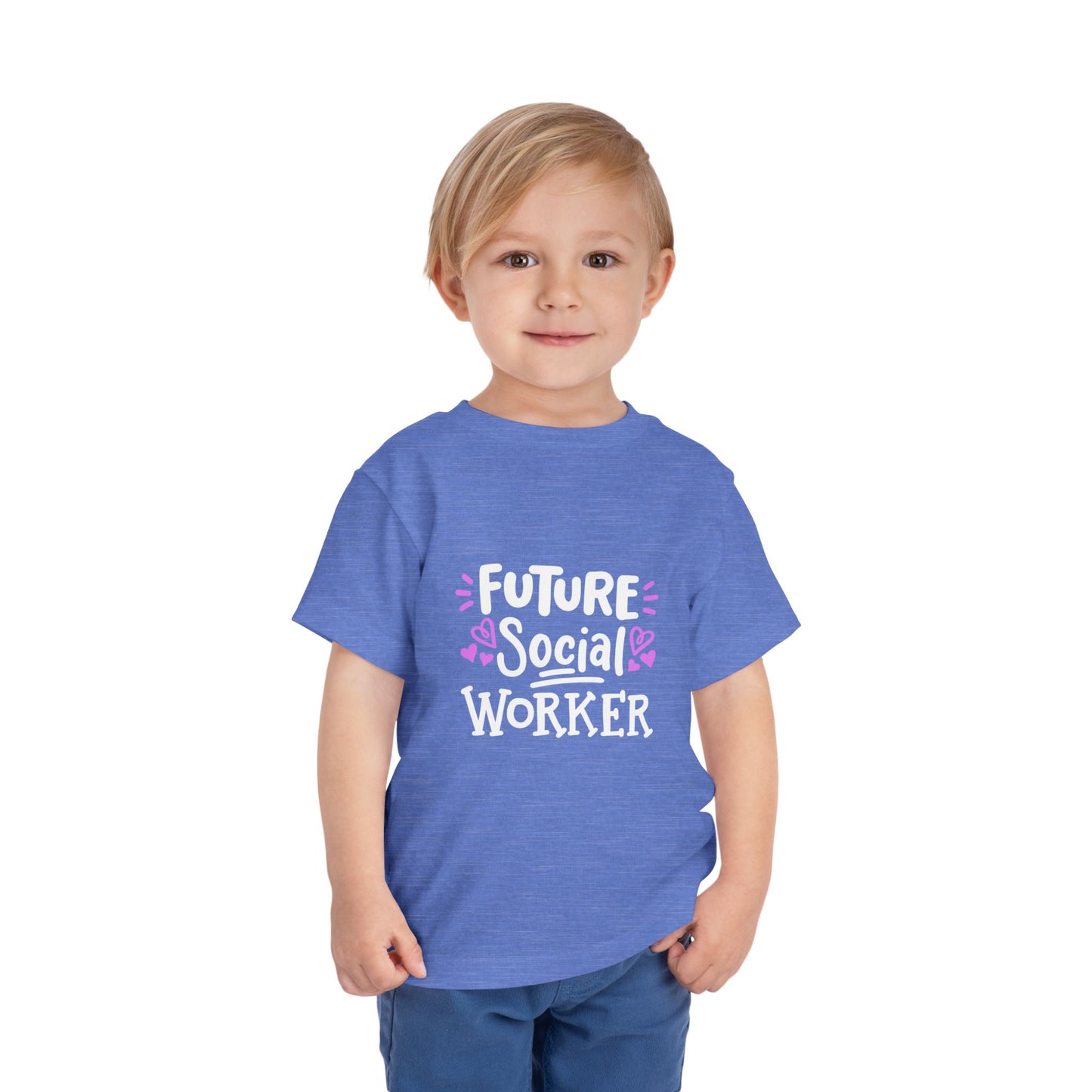 Toddler Tee — “Future Social Worker” Short Sleeve Shirt