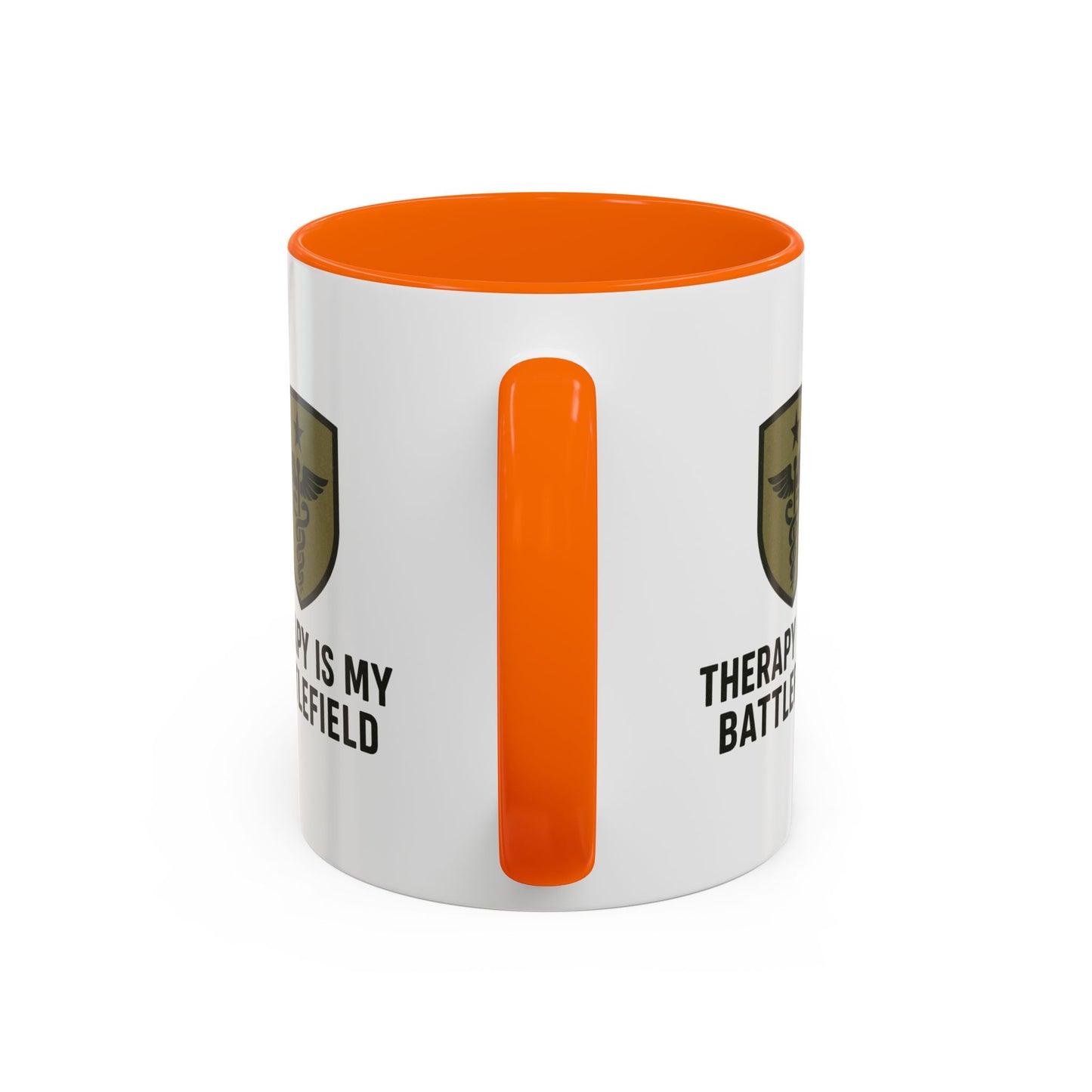 Military Social Work -Empowering Coffee Mug - "Therapy is My Battlefield" - Perfect Gift for Advocates and Supporters