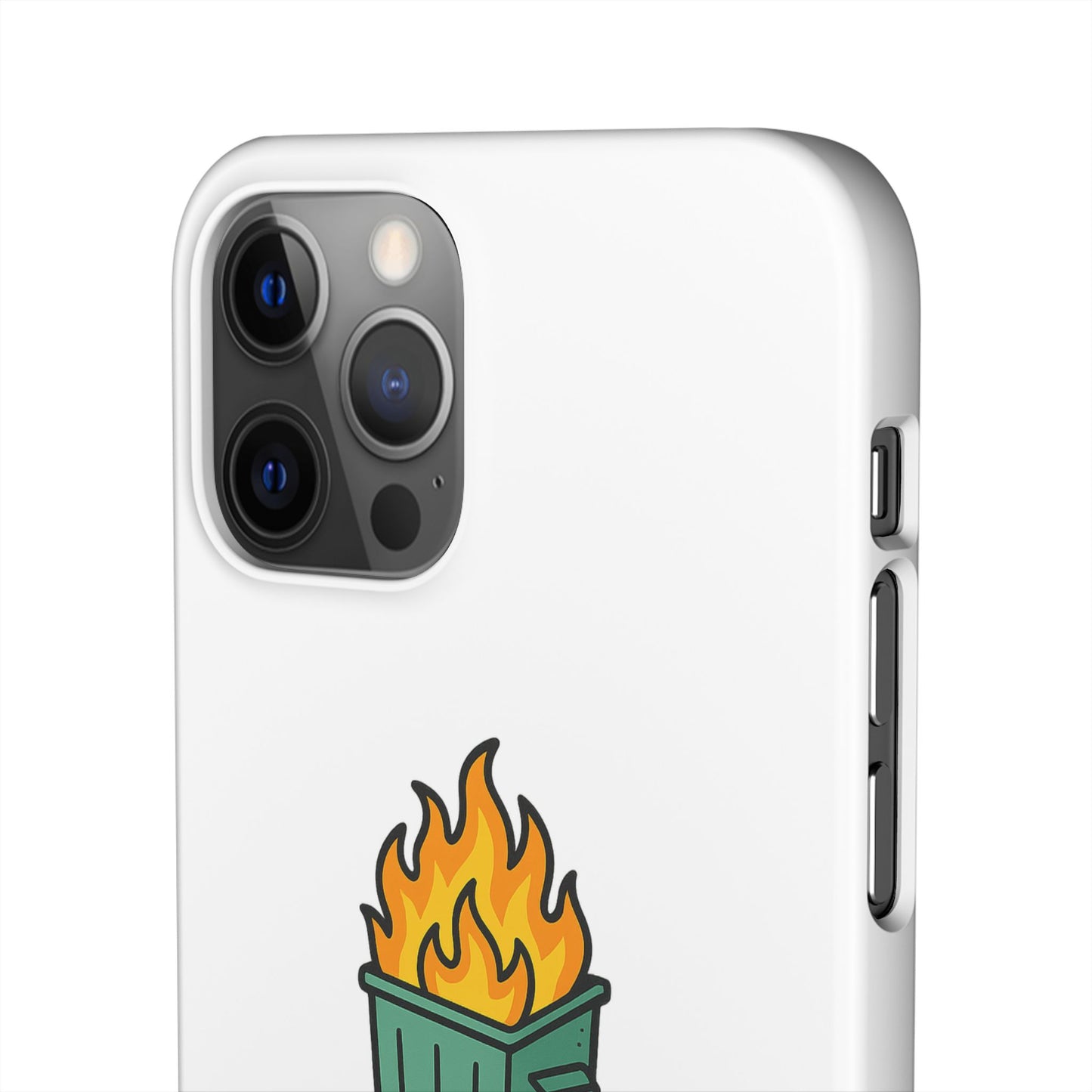 Phone Case — "I'm Fine, It's Fine" Dumpster Fire Design