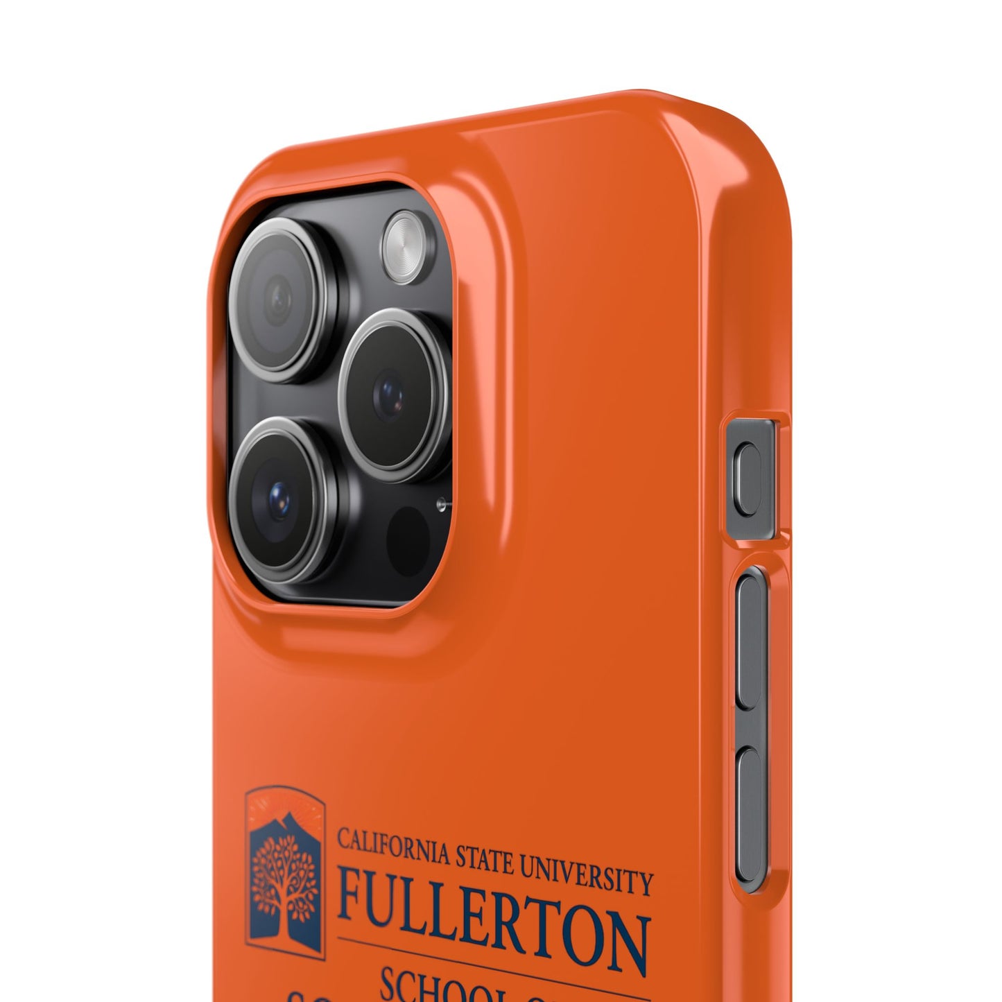 Cal State Fullerton University - Slim I-Phone Case - School of Social Work (Orange)
