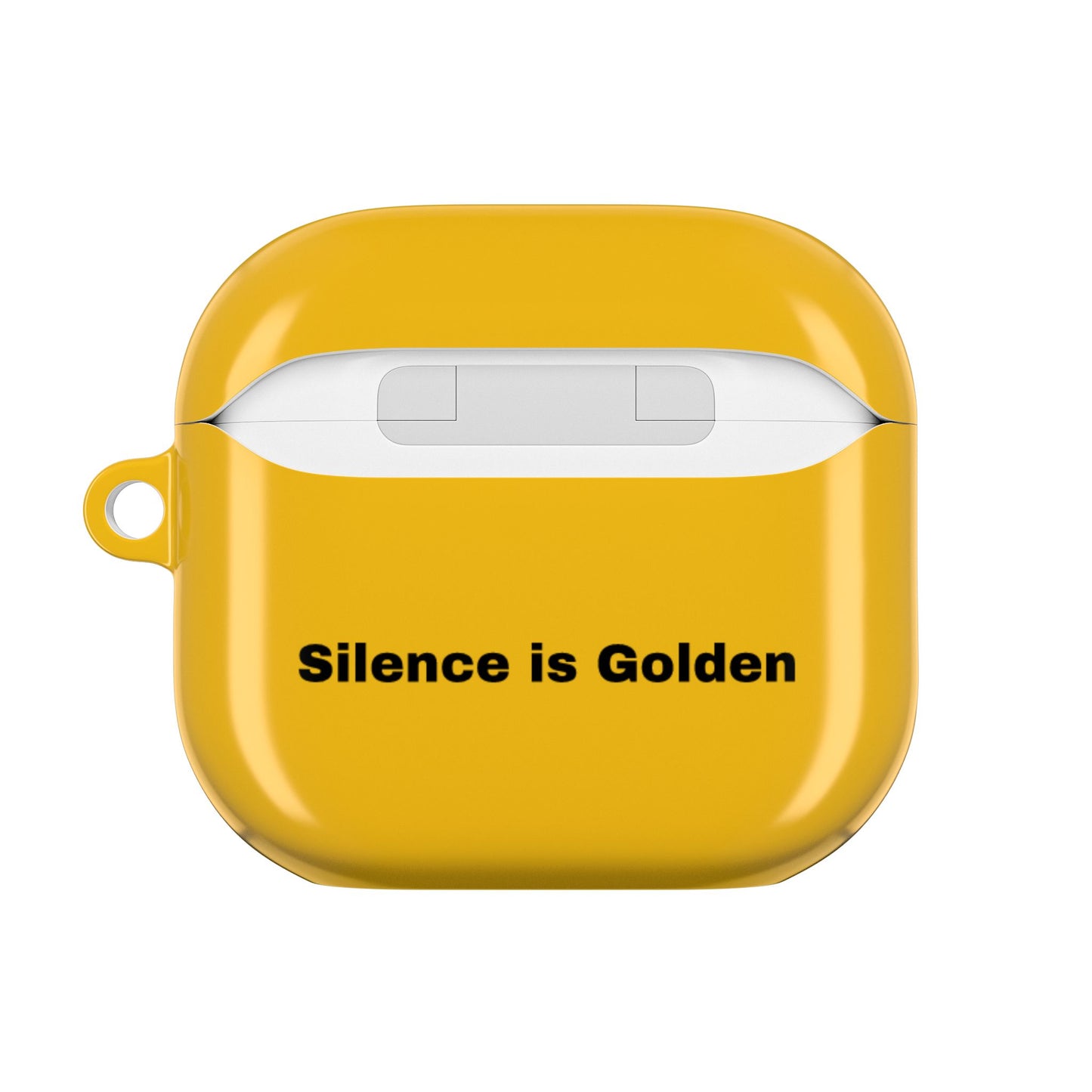 Humorous AirPod Cases - "In Case of Talkative Co-Workers" & "Silence is Golden"
