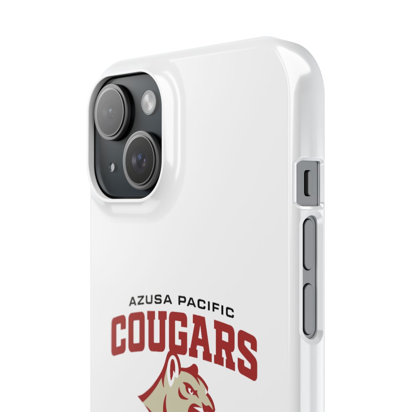 Azuza Pacific University - Slim I-Phone Case - School of Social Work (White)