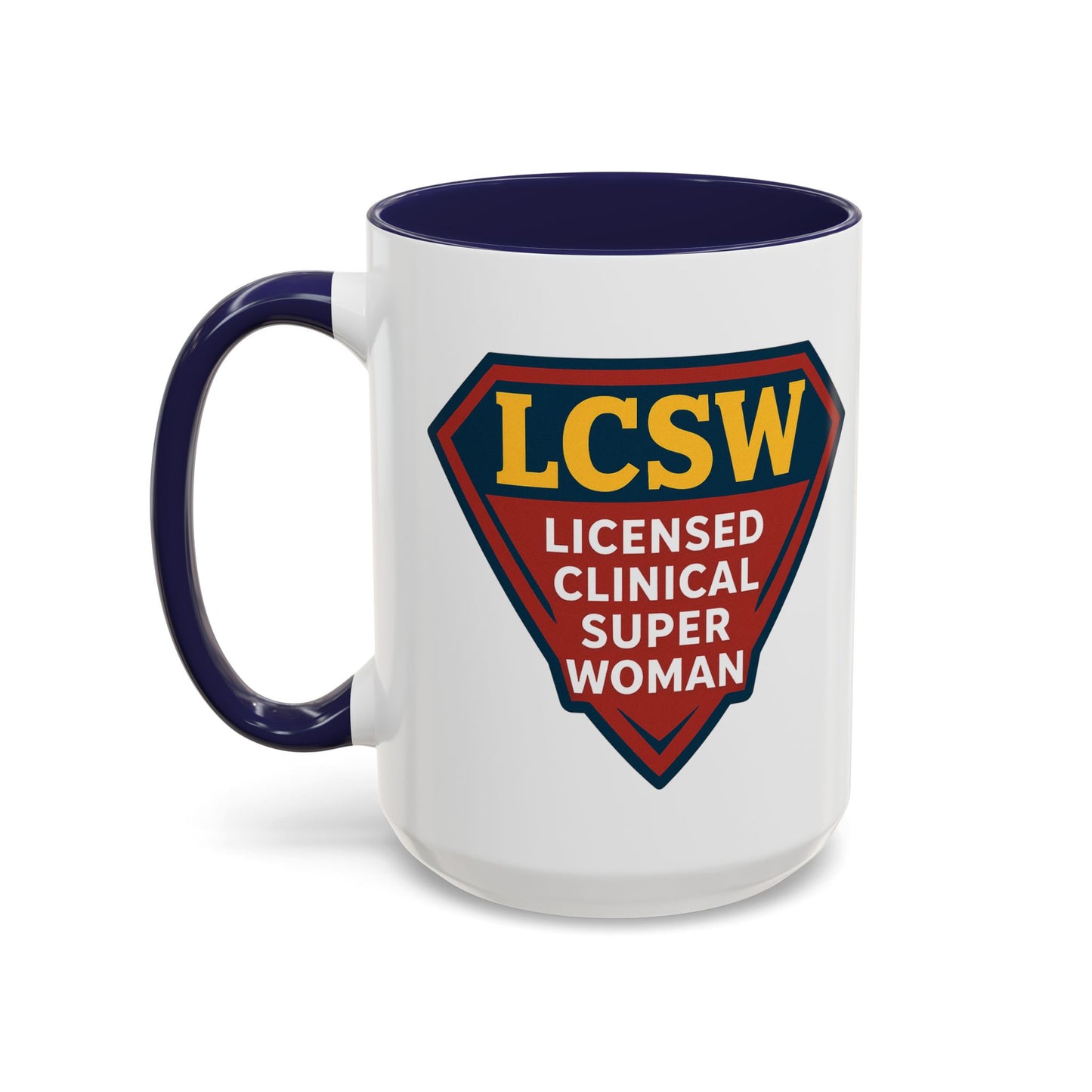 LCSW & School Social Worker Coffee Mug – Fueled by Coffee & Chaos (Various Colors)