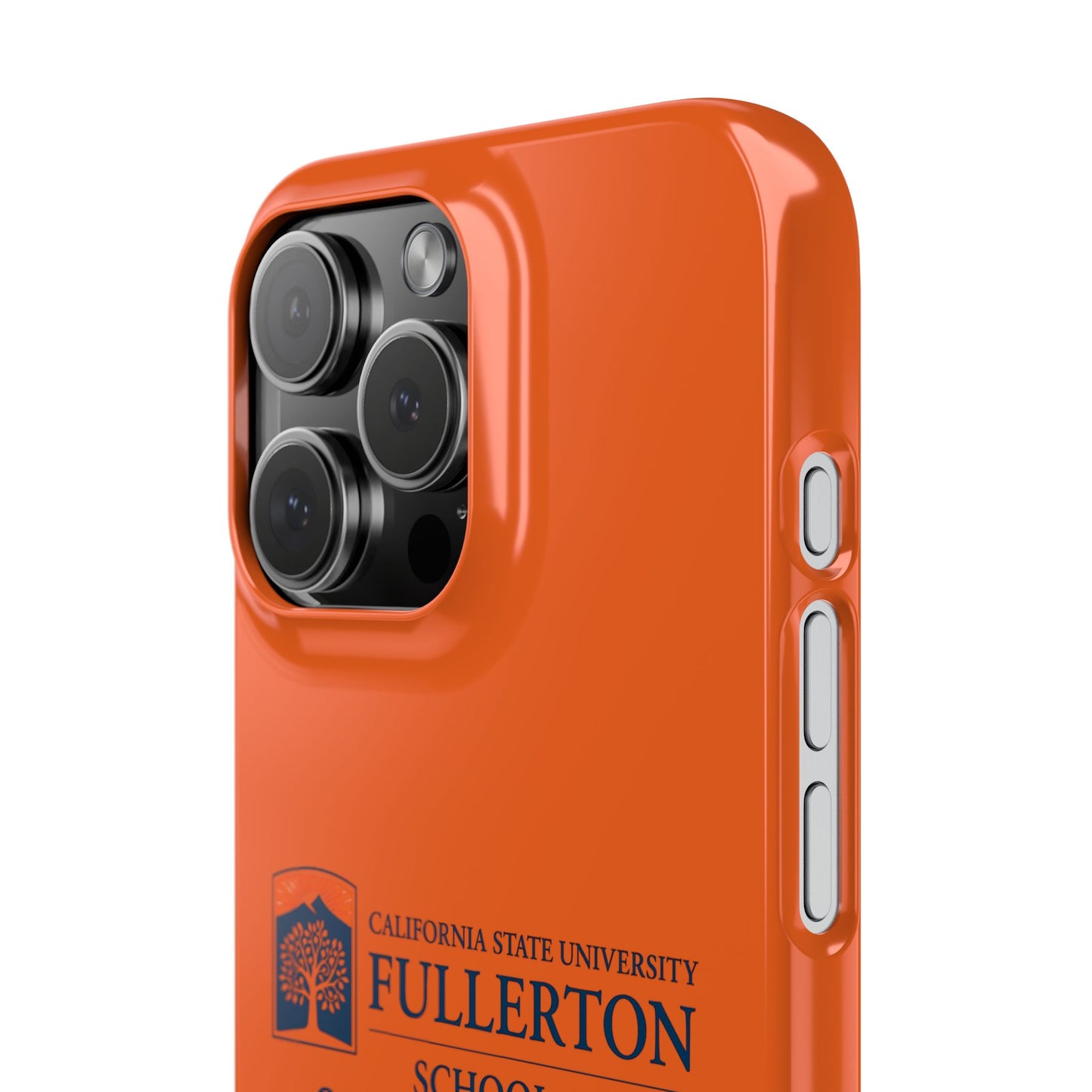 Cal State Fullerton University - Slim I-Phone Case - School of Social Work (Orange)