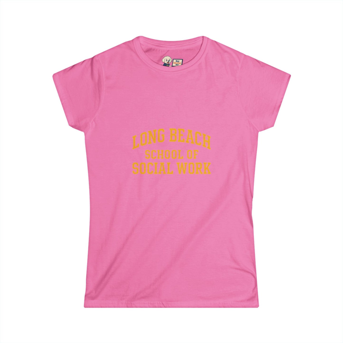 California State Long Beach School of Social Work -Women's Softstyle Tee