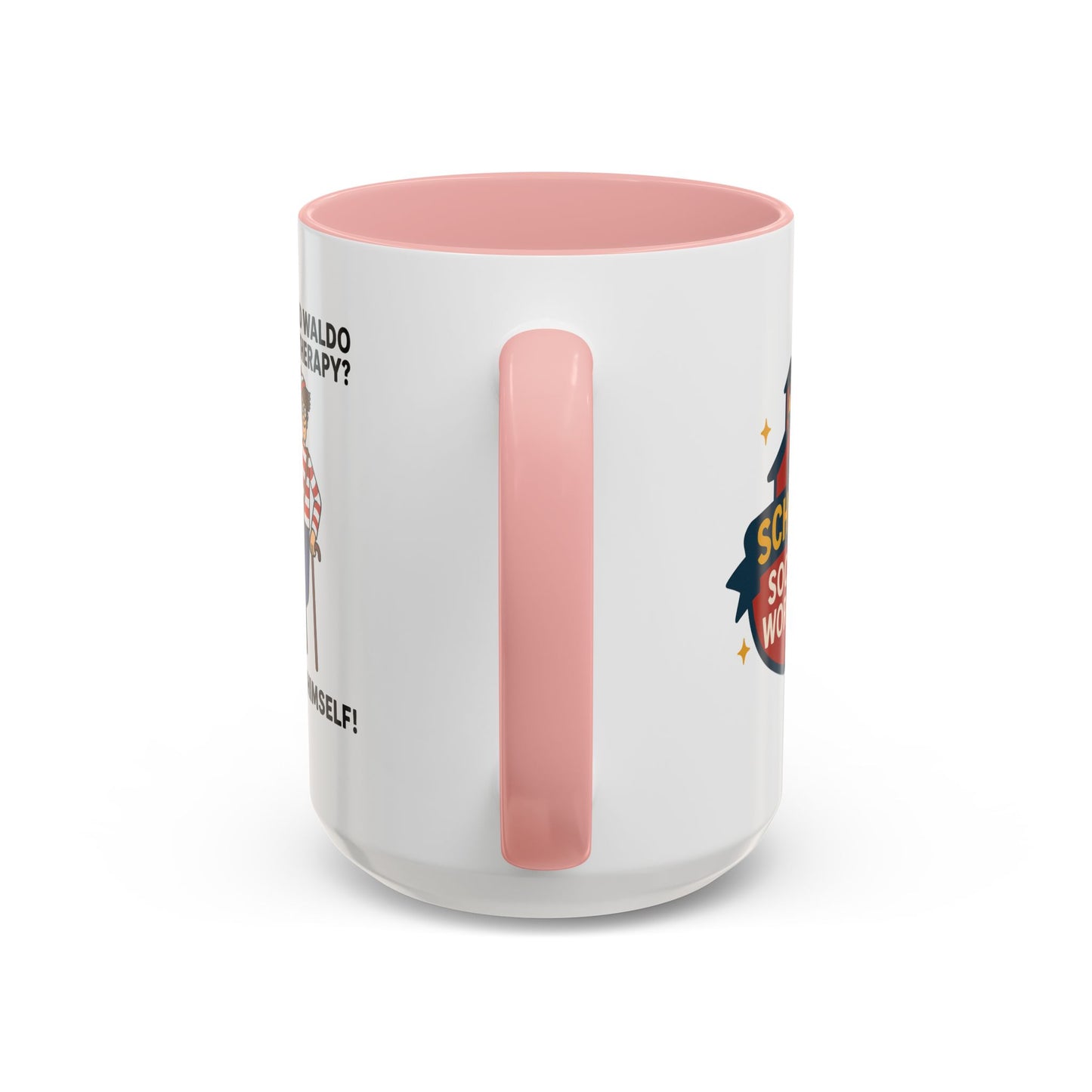 Waldo Therapy Accent Coffee Mug - Fun & Whimsical Drinkware for Coffee Lovers