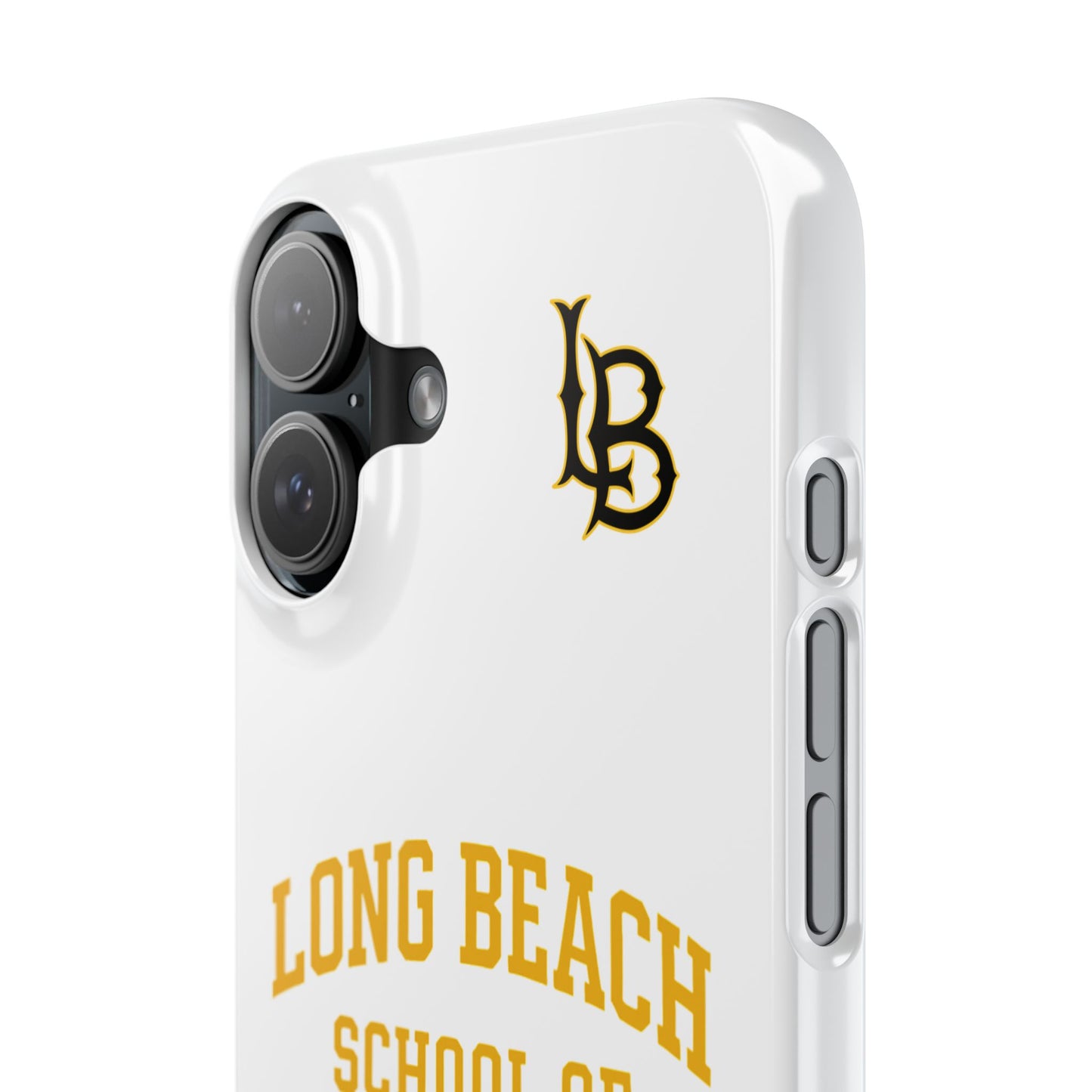 Long Beach State University - Slim I-Phone Case - School of Social Work (White