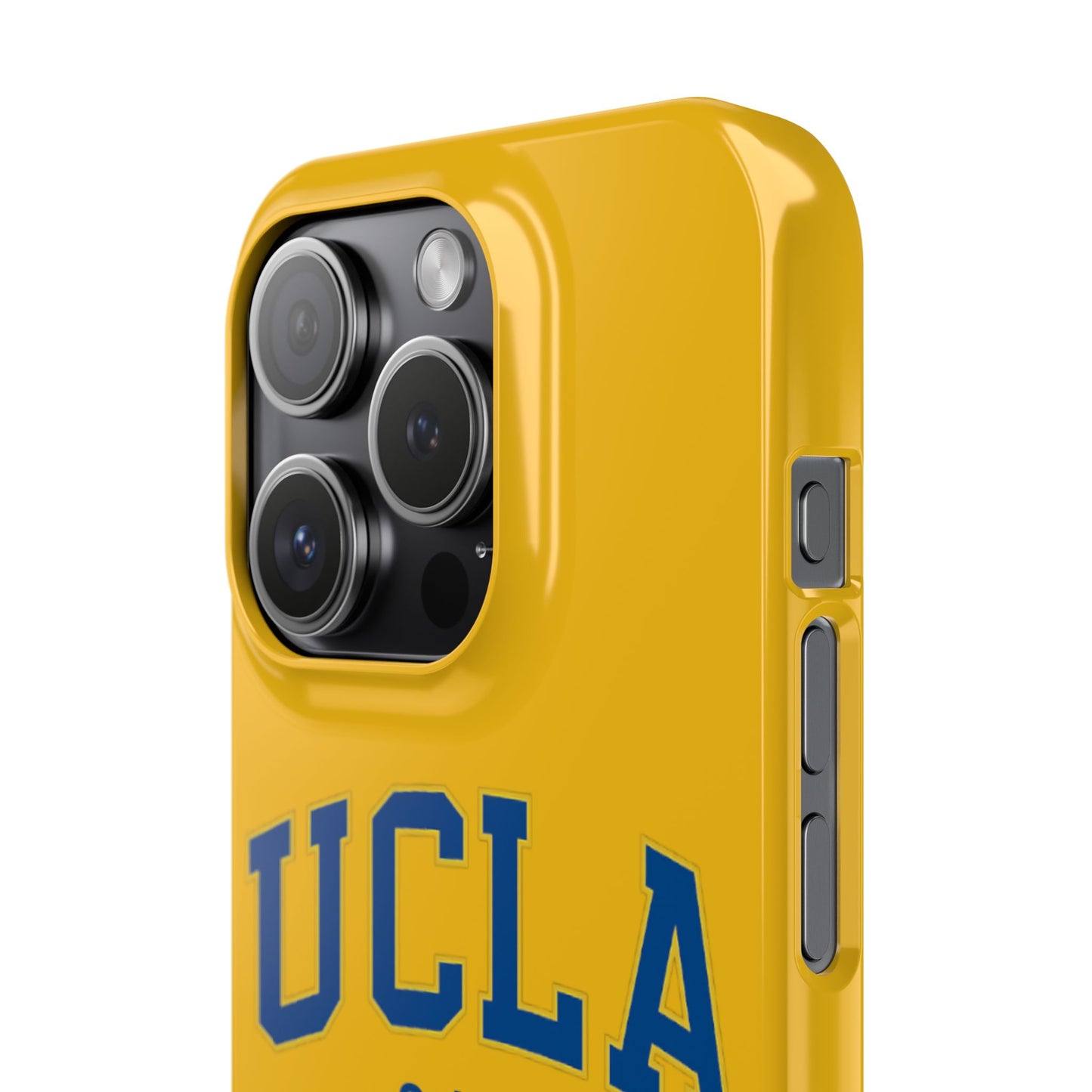 UCLA Slim I-Phone Case - School of Social Welfare-Text Logo (Yellow)