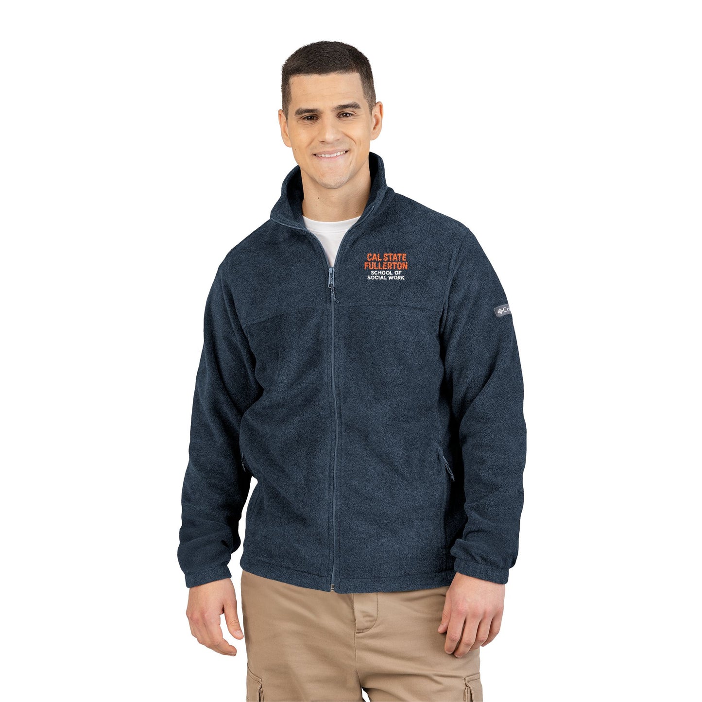 Cal State Fullerton- School of Social Work -Embroidered Unisex Columbia Fleece Jacket - Cozy & Stylish Outdoor Wear