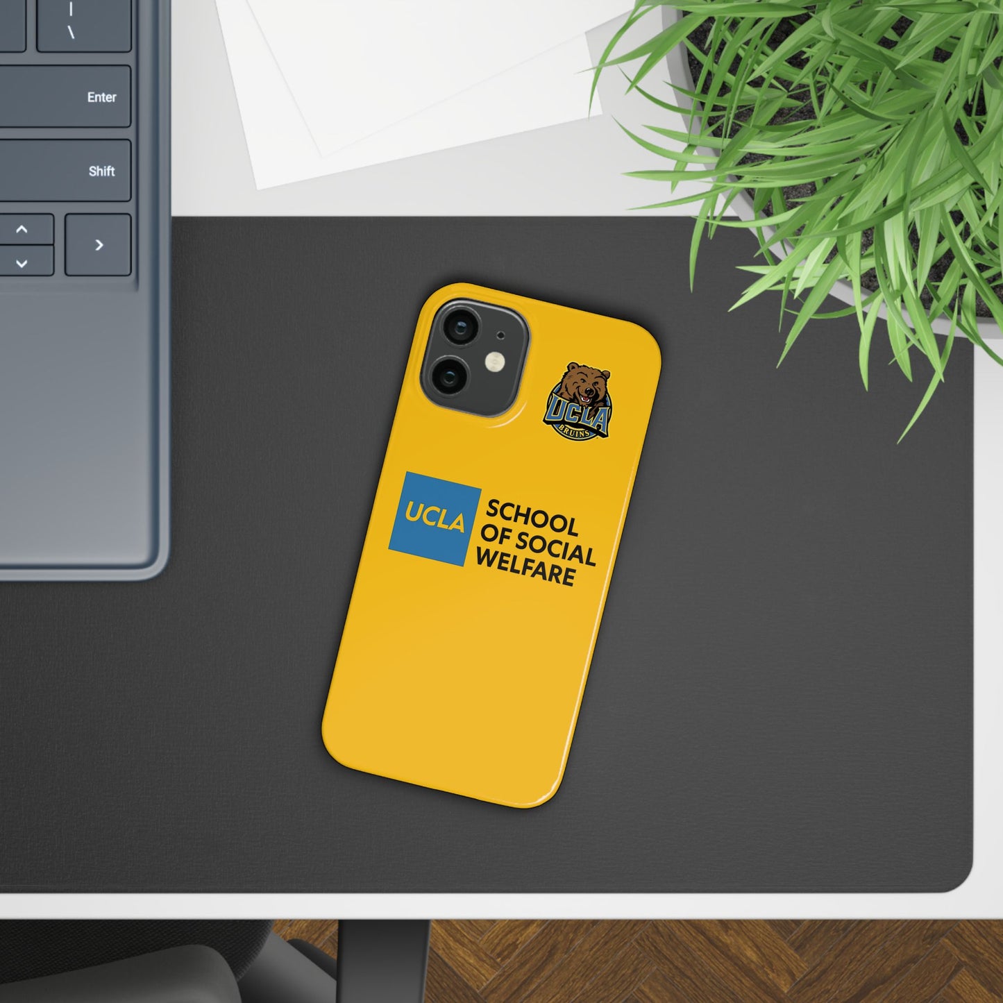 UCLA Slim I-Phone Case - School of Social Welfare (Yellow)