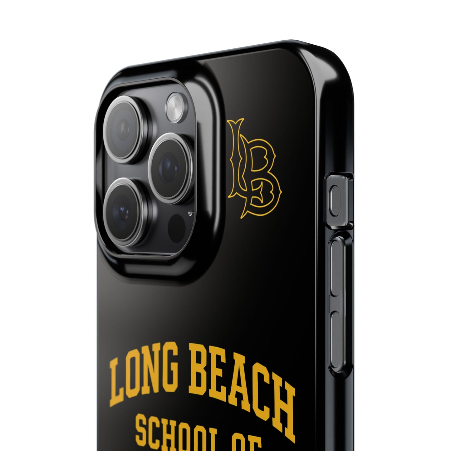 Long Beach State University - Slim I-Phone Case - School of Social Work (Black)