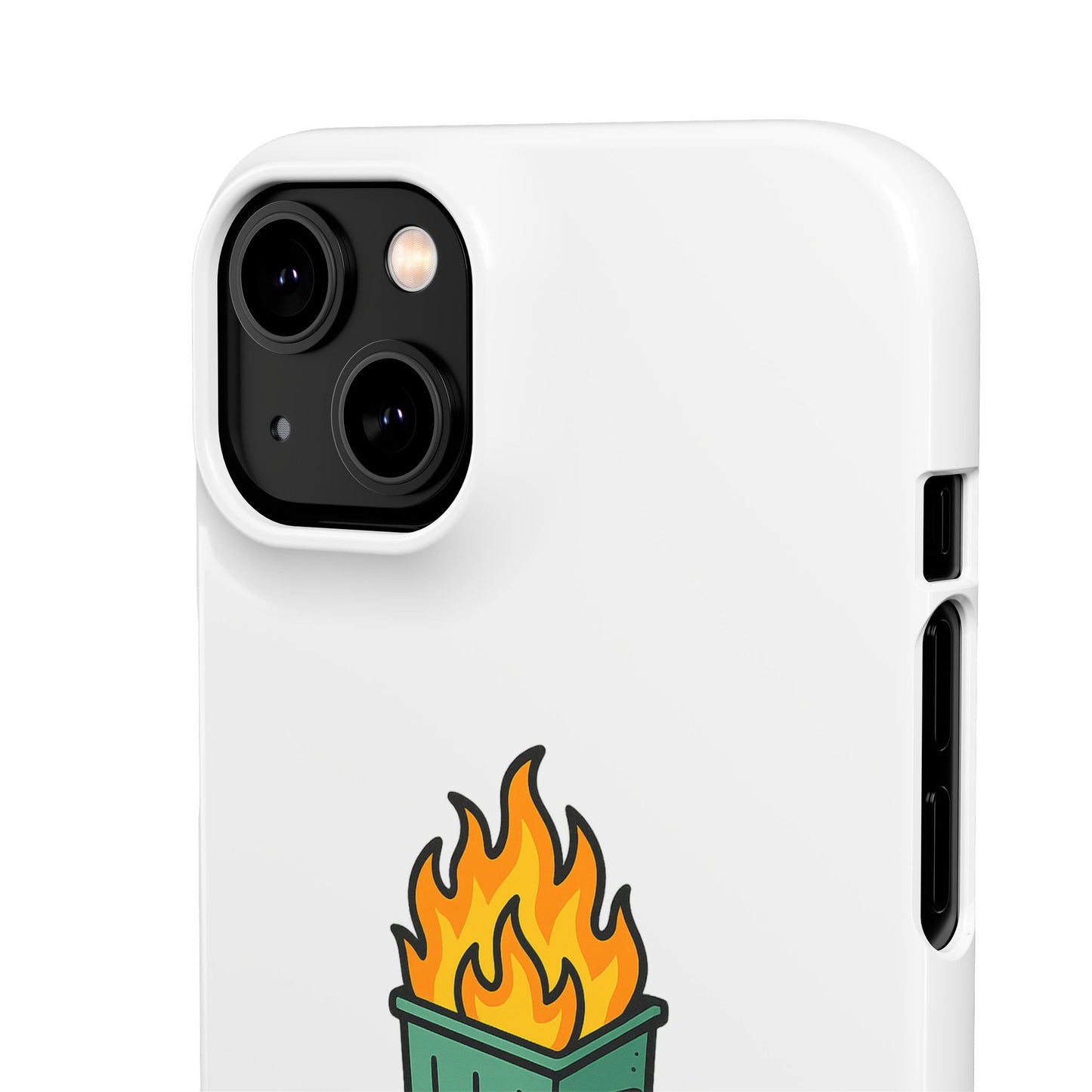 Phone Case — "I'm Fine, It's Fine" Dumpster Fire Design