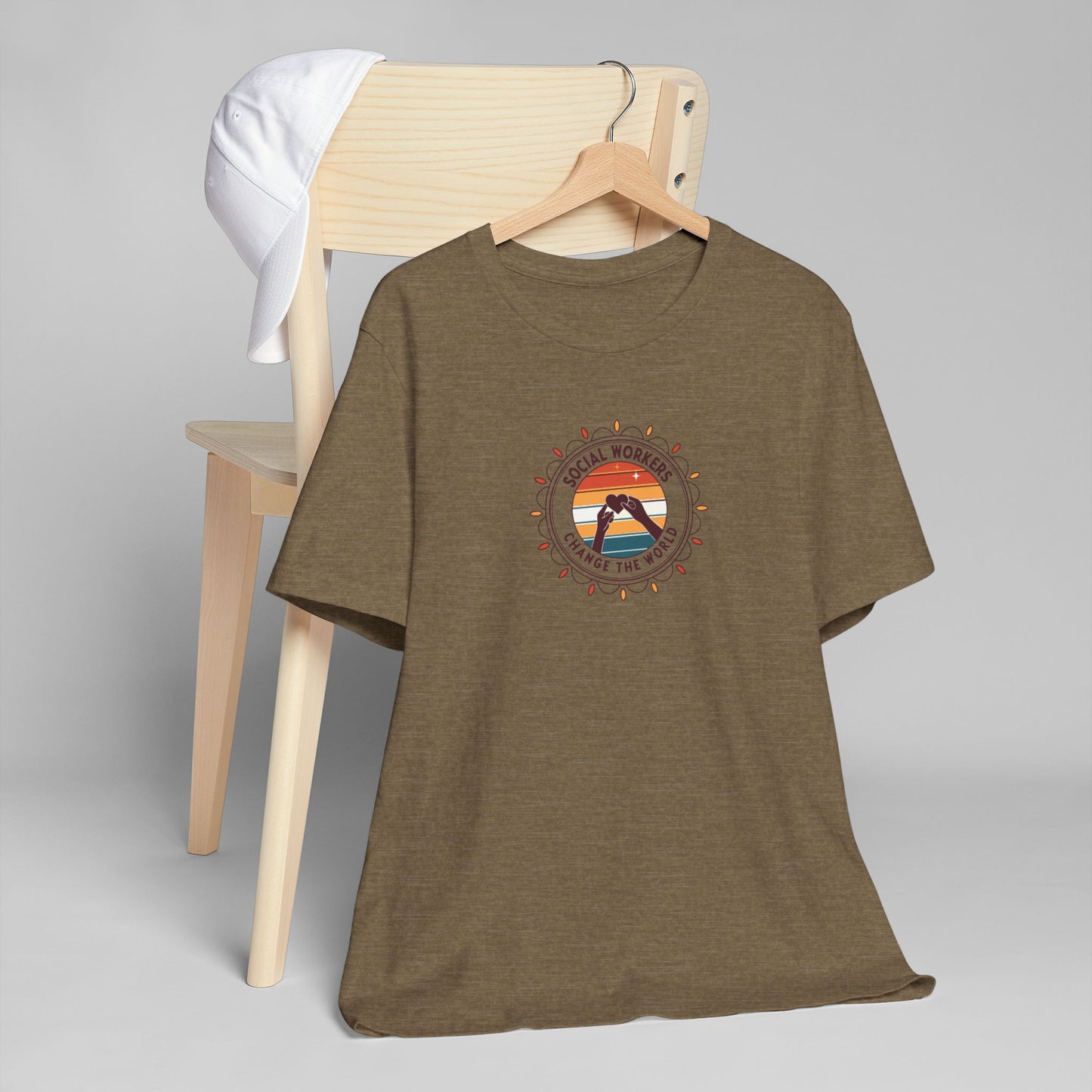 T-Shirt — Soul Worker Retro Sunset Graphic (Find Your Way) - Social Worker