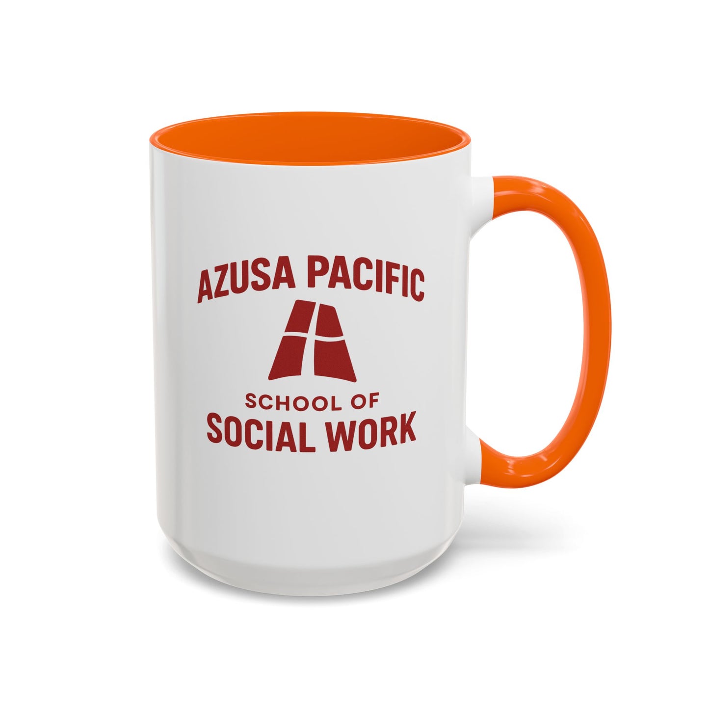 Azusa Pacific University - School of Social Work -Accent Mug - 15oz
