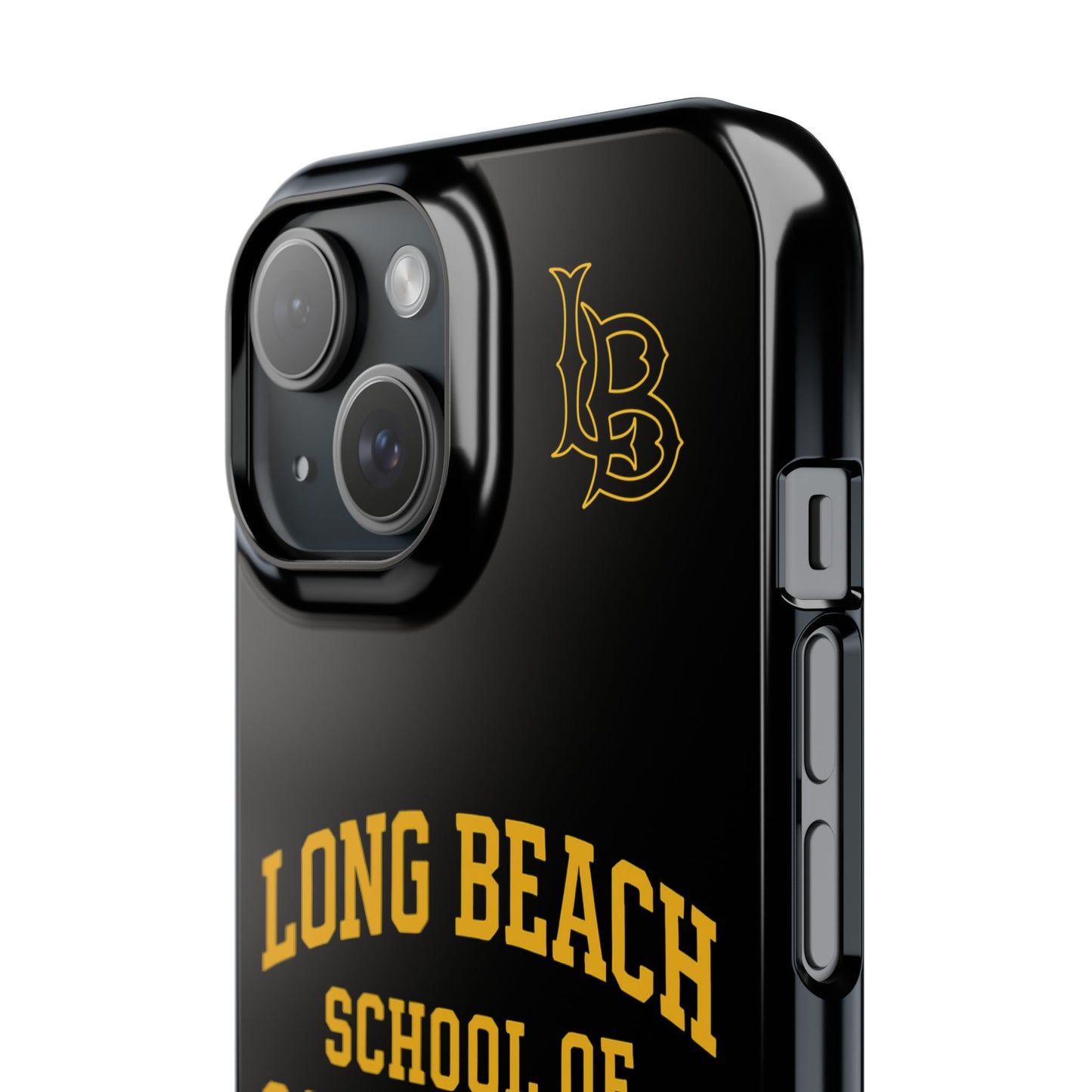 Long Beach State University - Slim I-Phone Case - School of Social Work (Black)