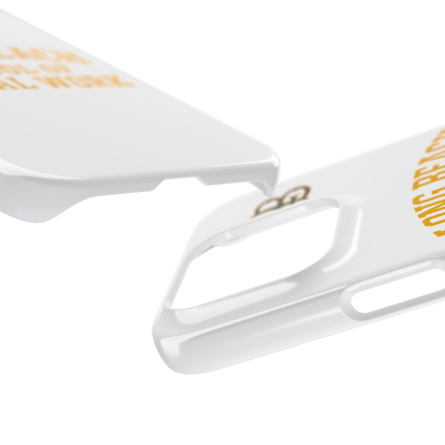 Long Beach State University - Slim I-Phone Case - School of Social Work (White