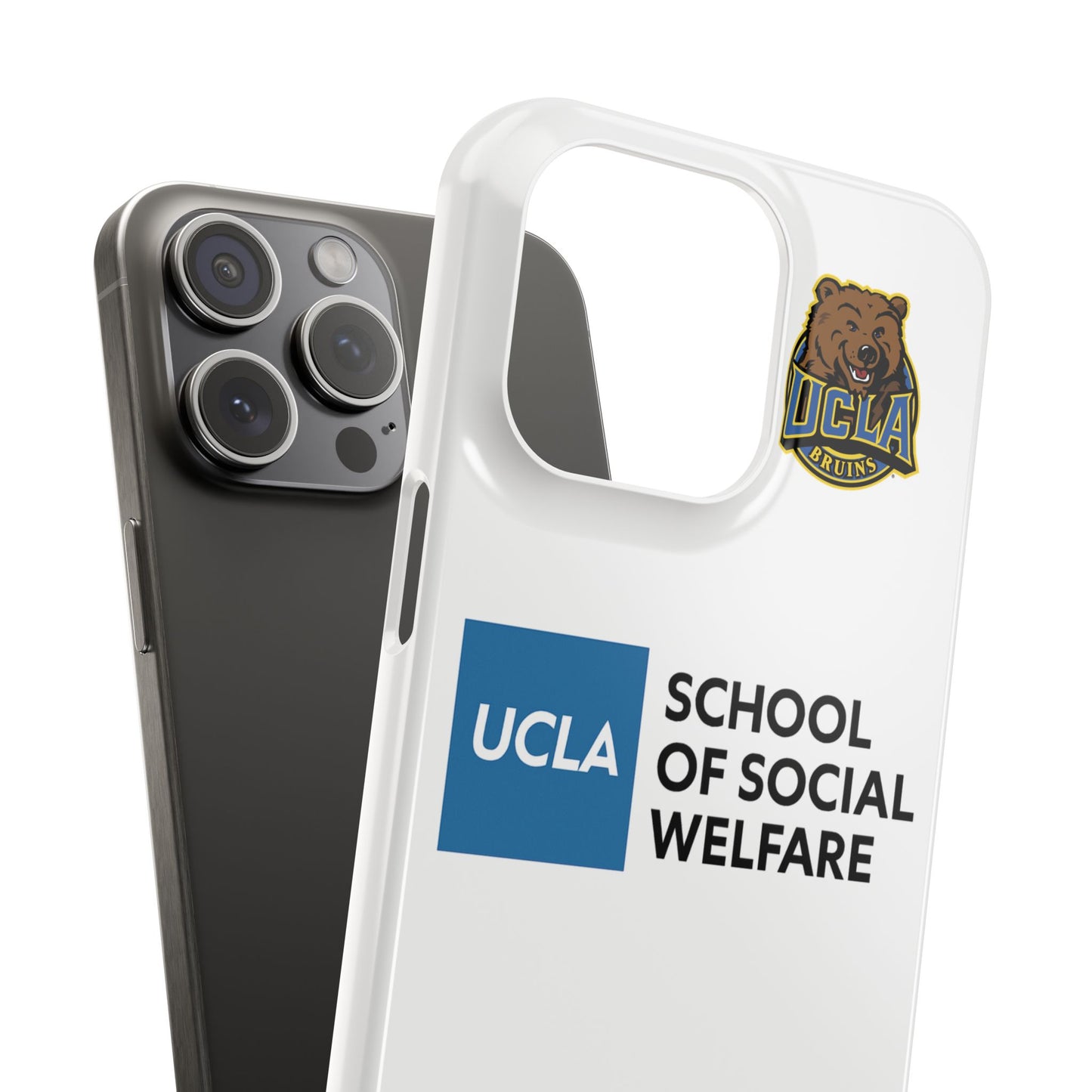 UCLA Slim I-Phone Case - School of Social Welfare (White)