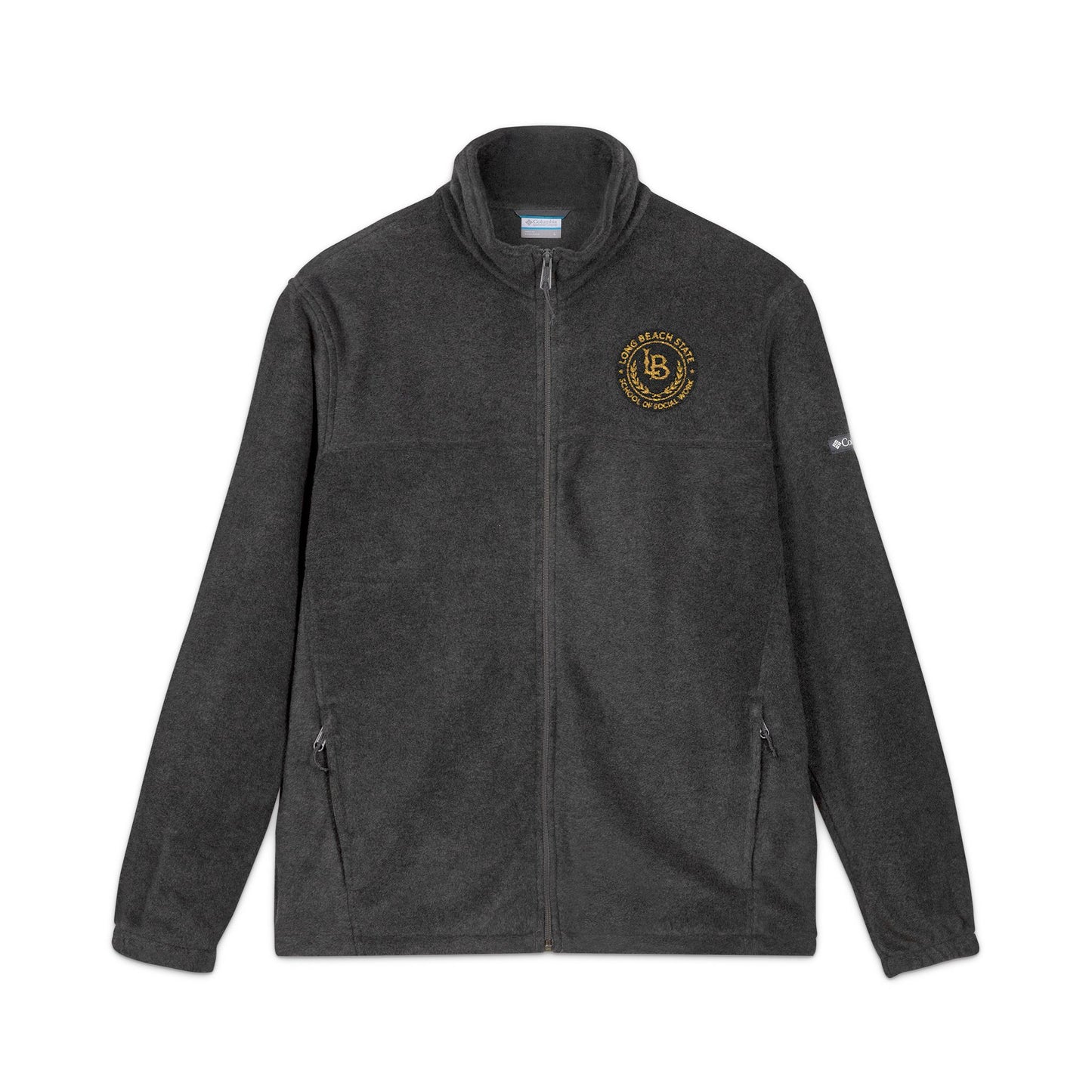 Cal State Long Beach- School of Social Work -Embroidered Unisex Columbia Fleece Jacket - Cozy & Stylish Outdoor Wear