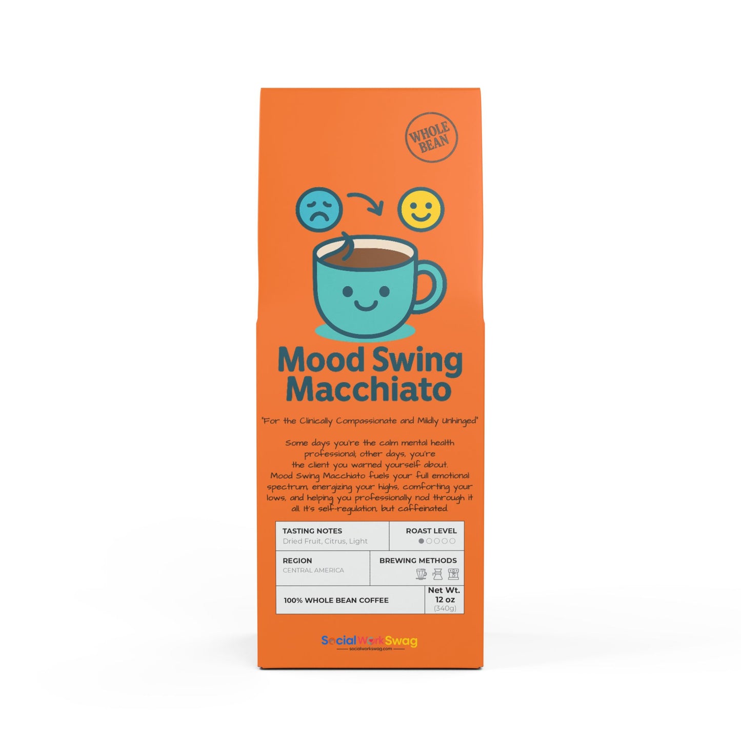 "Mood Swing Machiato" (Whole Bean) - High Lakes Coffee Bean Blend (Light Roast)