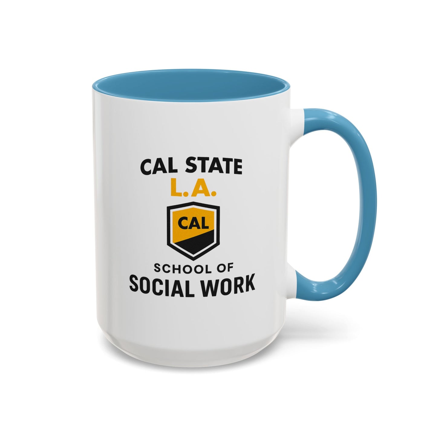 CSULA. - School of Social Work -Accent Mug - 15oz