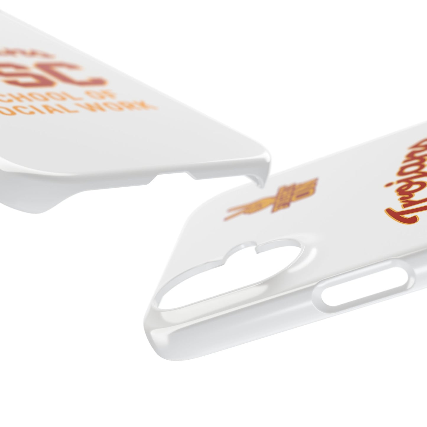 USC Trojans Slim I-Phone Case - School of Social Work (White)