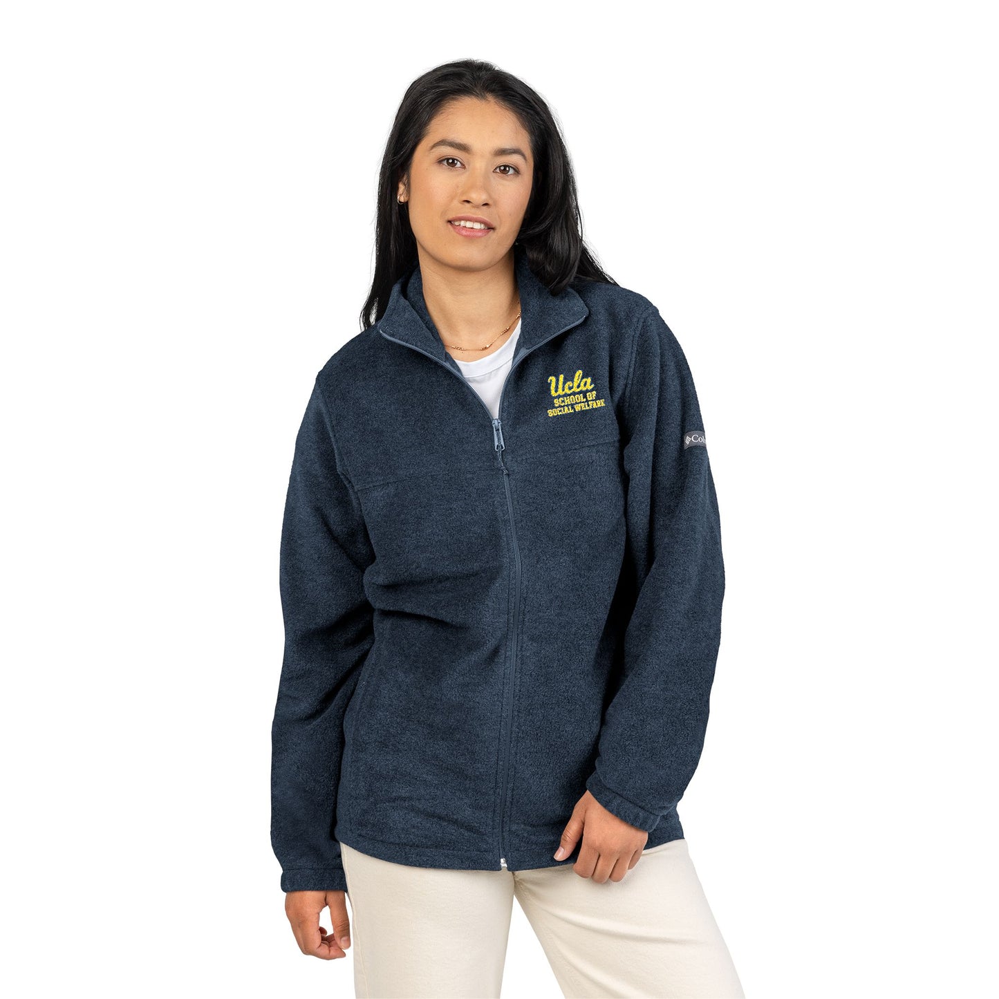UCLA School of Social Welfare - Cozy Unisex Columbia Fleece Jacket with Embroidery