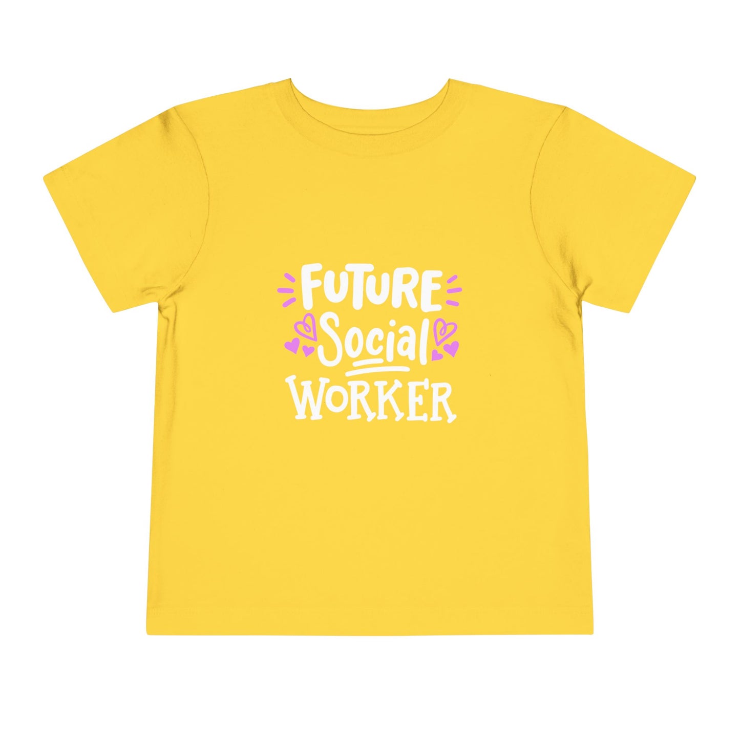 Toddler Tee — “Future Social Worker” Short Sleeve Shirt