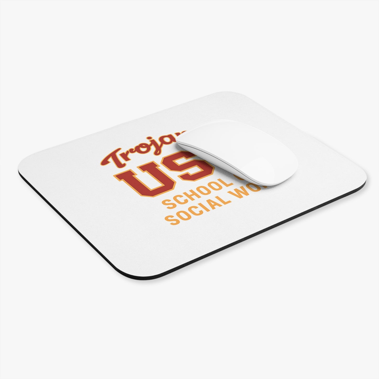 USC Trojans School of Social Work Mouse Pad — Rectangle Computer Desk Mat