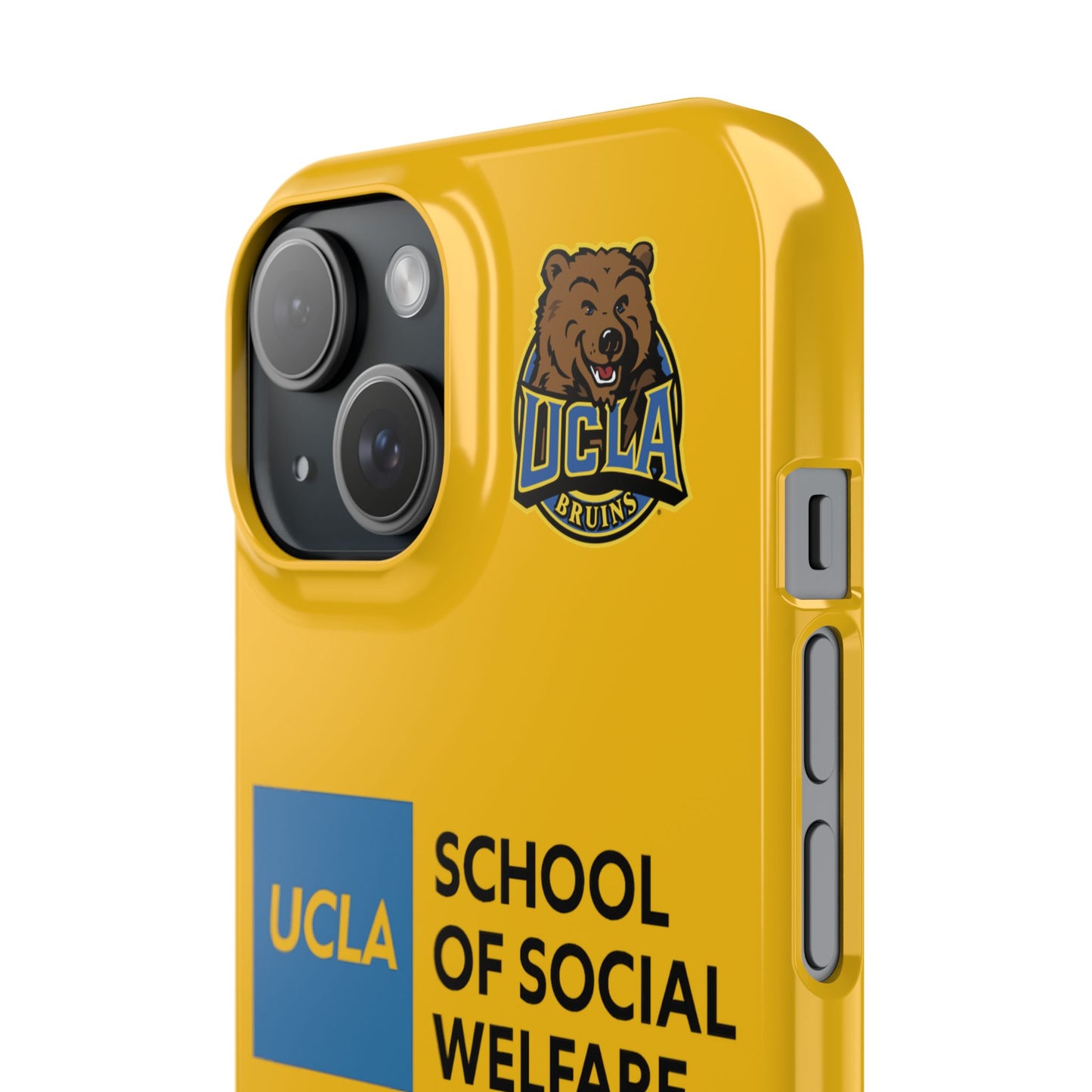UCLA Slim I-Phone Case - School of Social Welfare (Yellow)