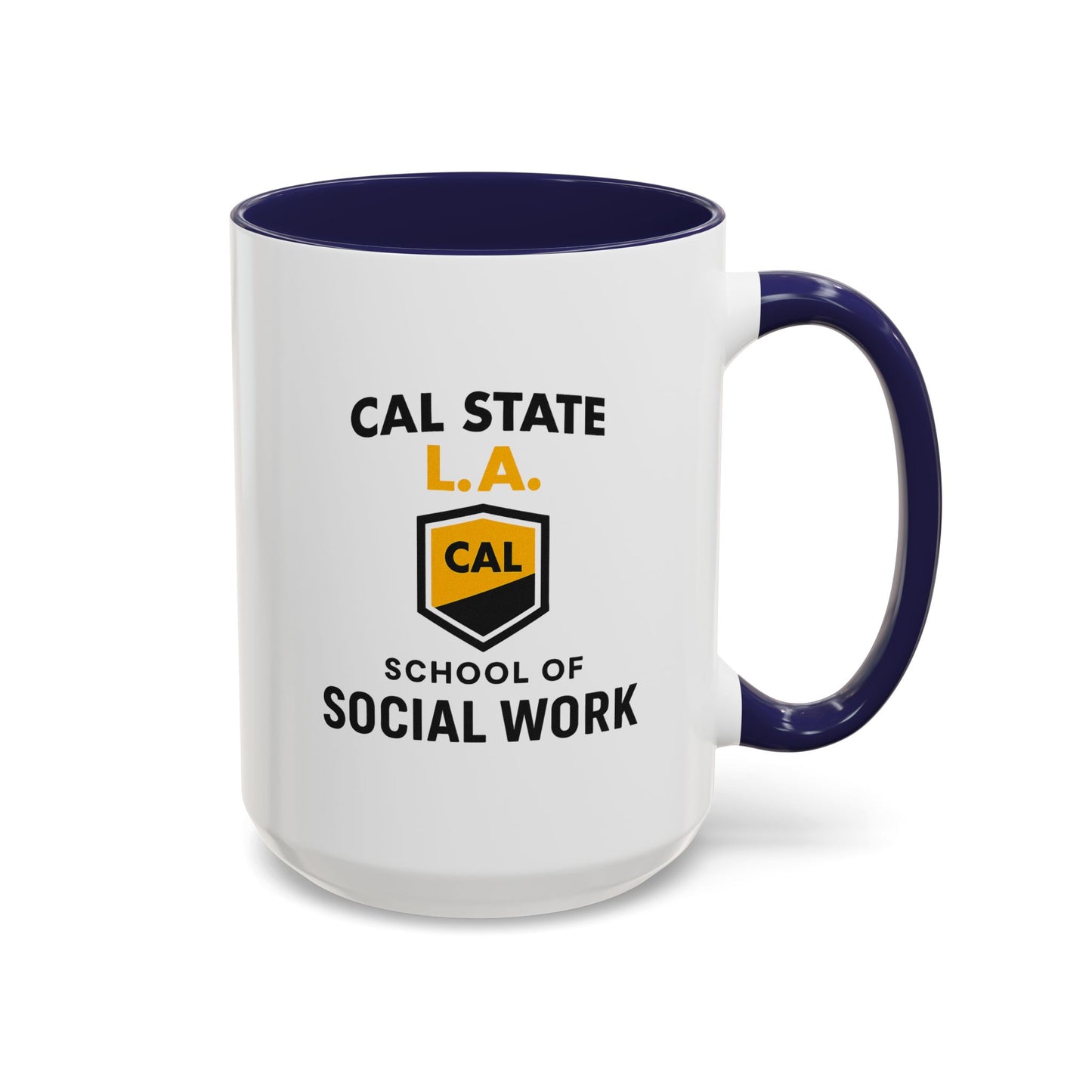 CSULA. - School of Social Work -Accent Mug - 15oz