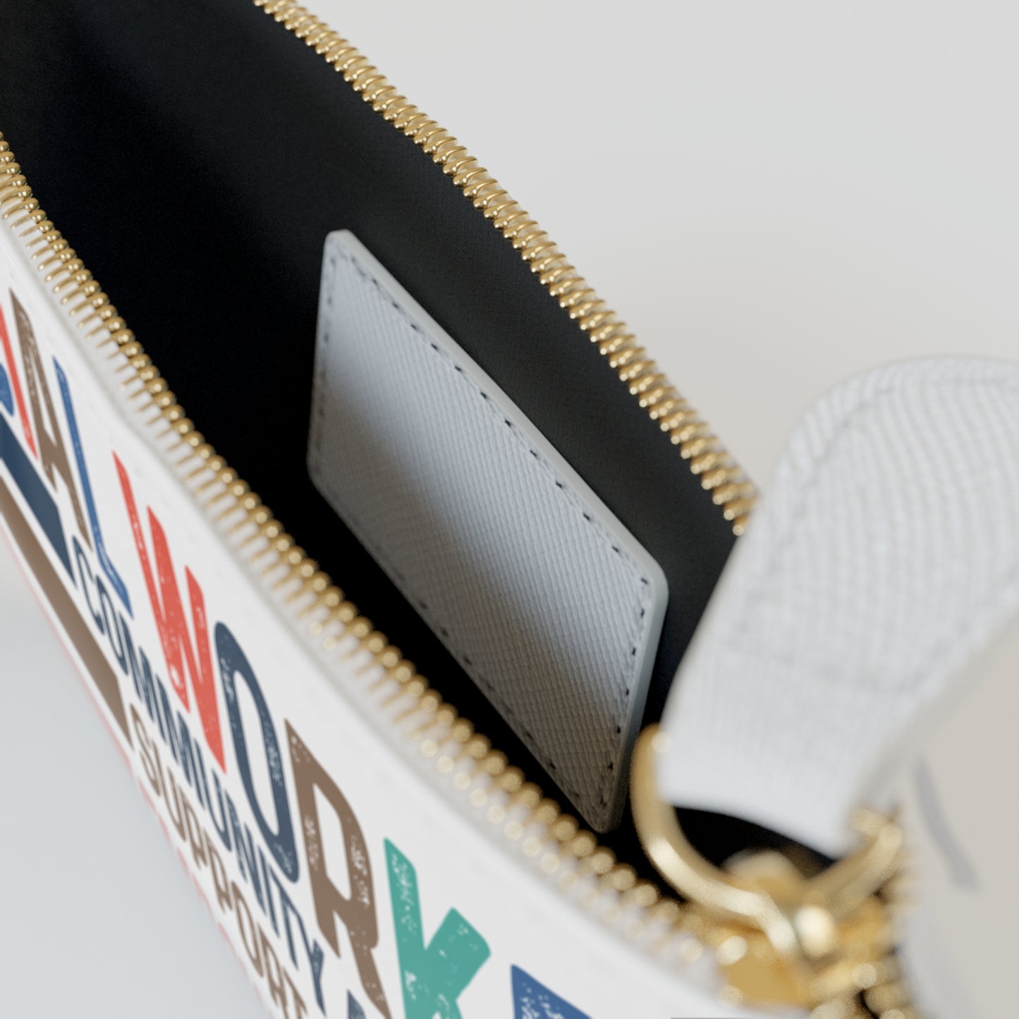 Social Worker Mini Clutch Bag — Inspirational Community Advocate Wristlet
