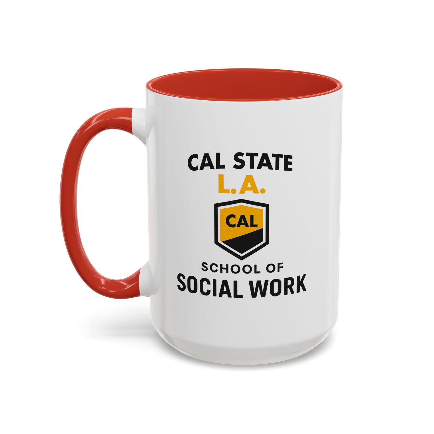 CSULA. - School of Social Work -Accent Mug - 15oz