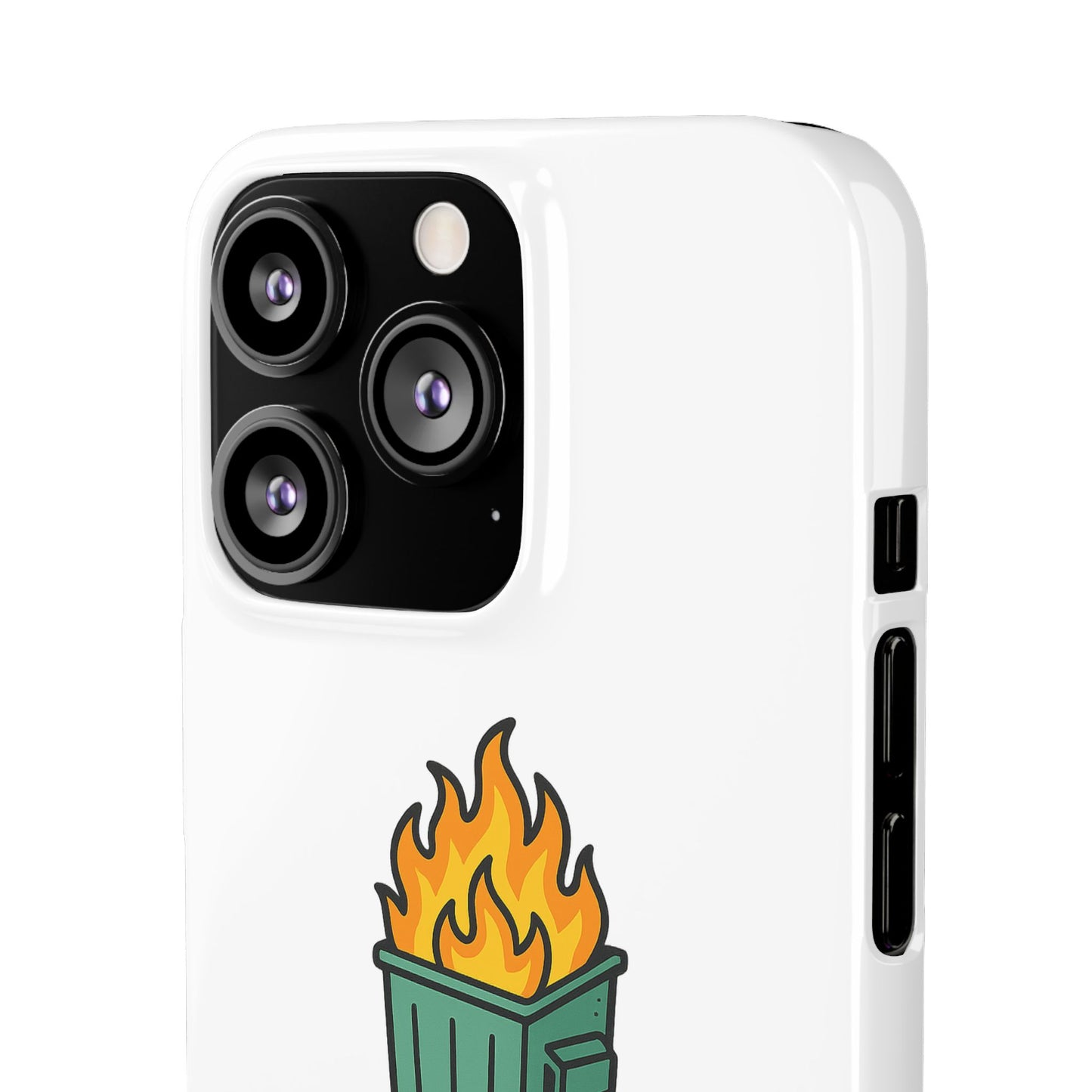 Phone Case — "I'm Fine, It's Fine" Dumpster Fire Design