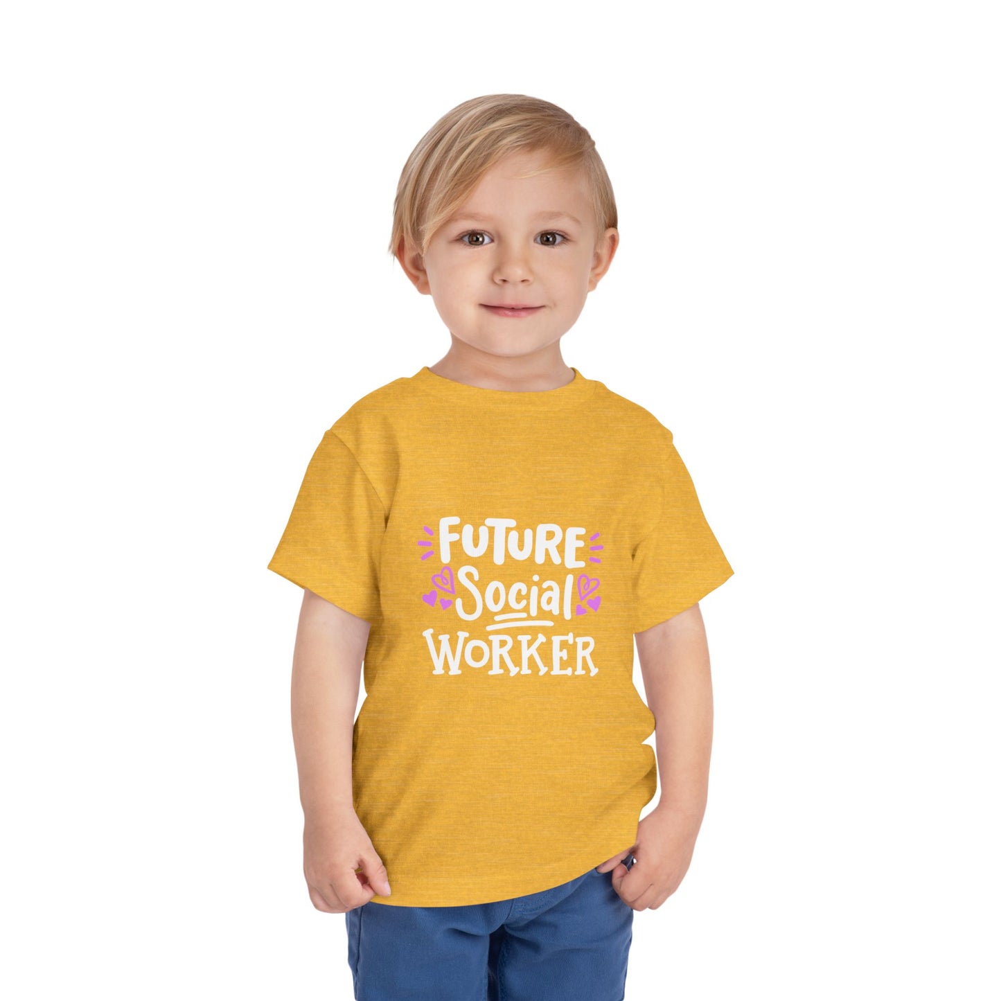 Toddler Tee — “Future Social Worker” Short Sleeve Shirt