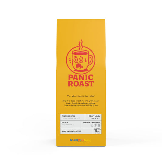 "Panic Roast"- Cascades Coffee Grounds Blend (Medium-Dark Roast)