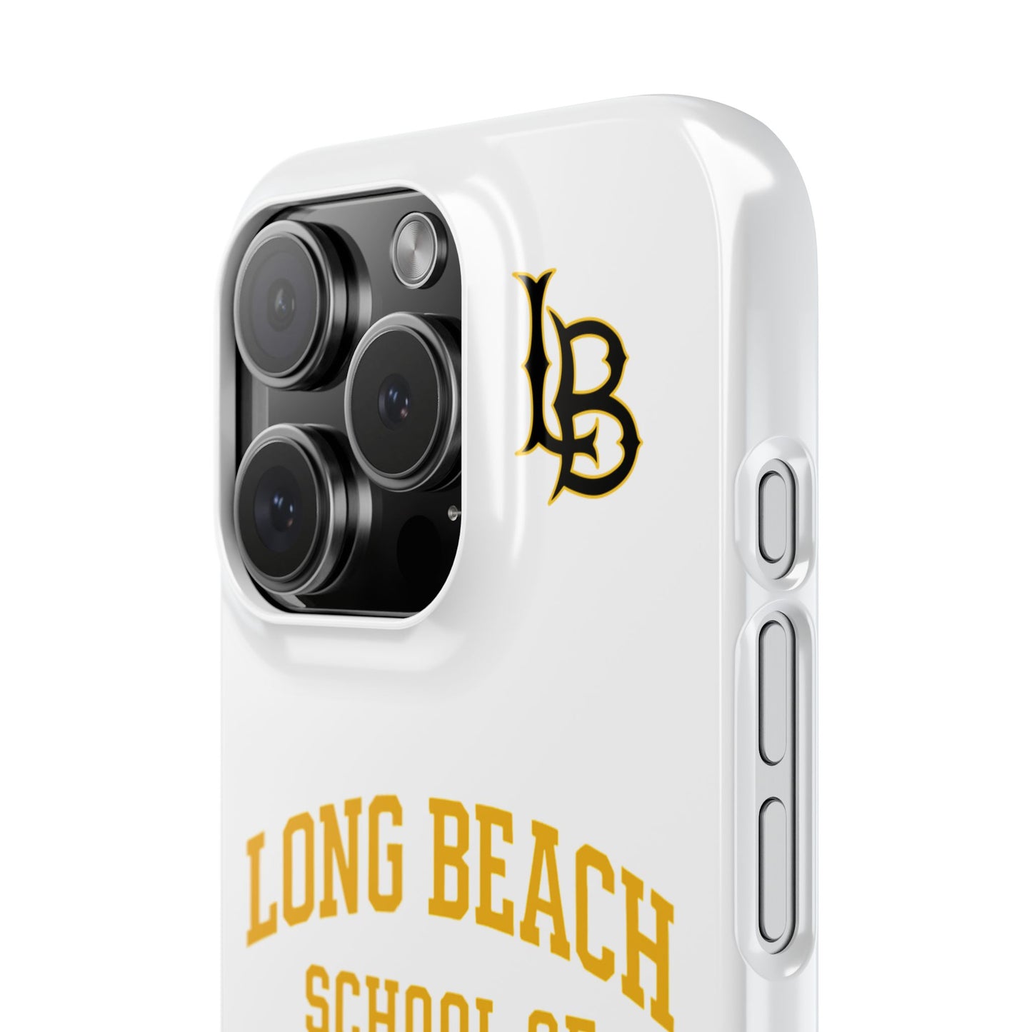 Long Beach State University - Slim I-Phone Case - School of Social Work (White