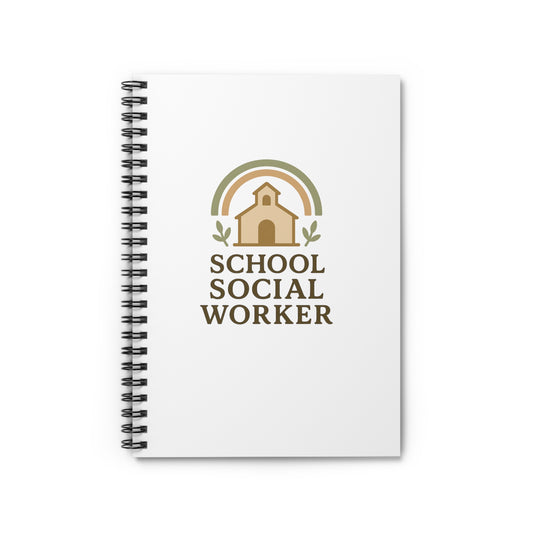 School Social Work Spiral Notebook - Perfect for Students & Professionals
