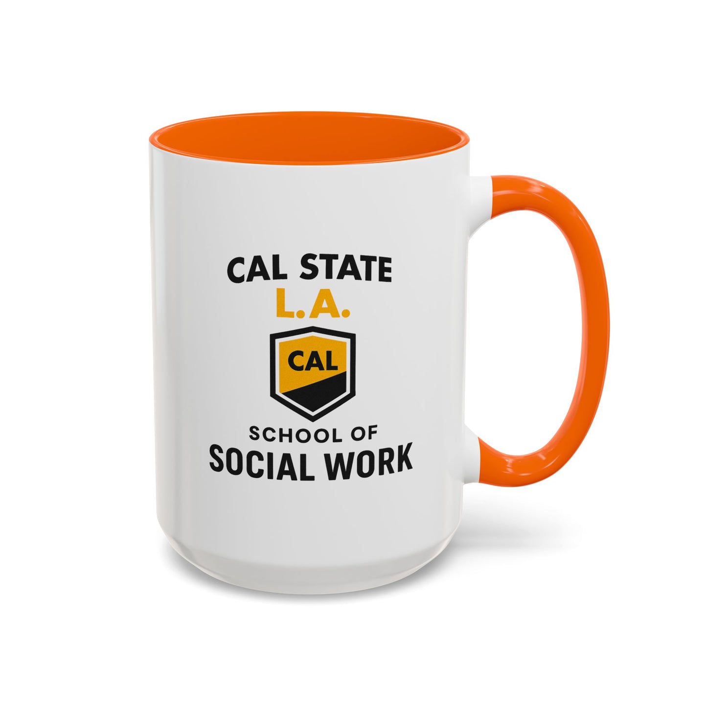 CSULA. - School of Social Work -Accent Mug - 15oz
