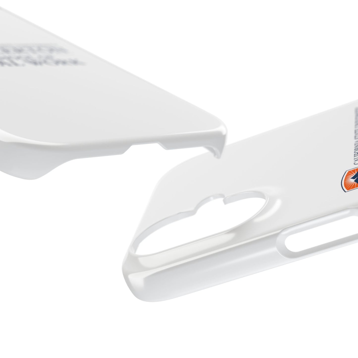 Cal State Fullerton University - Slim I-Phone Case - School of Social Work (White)