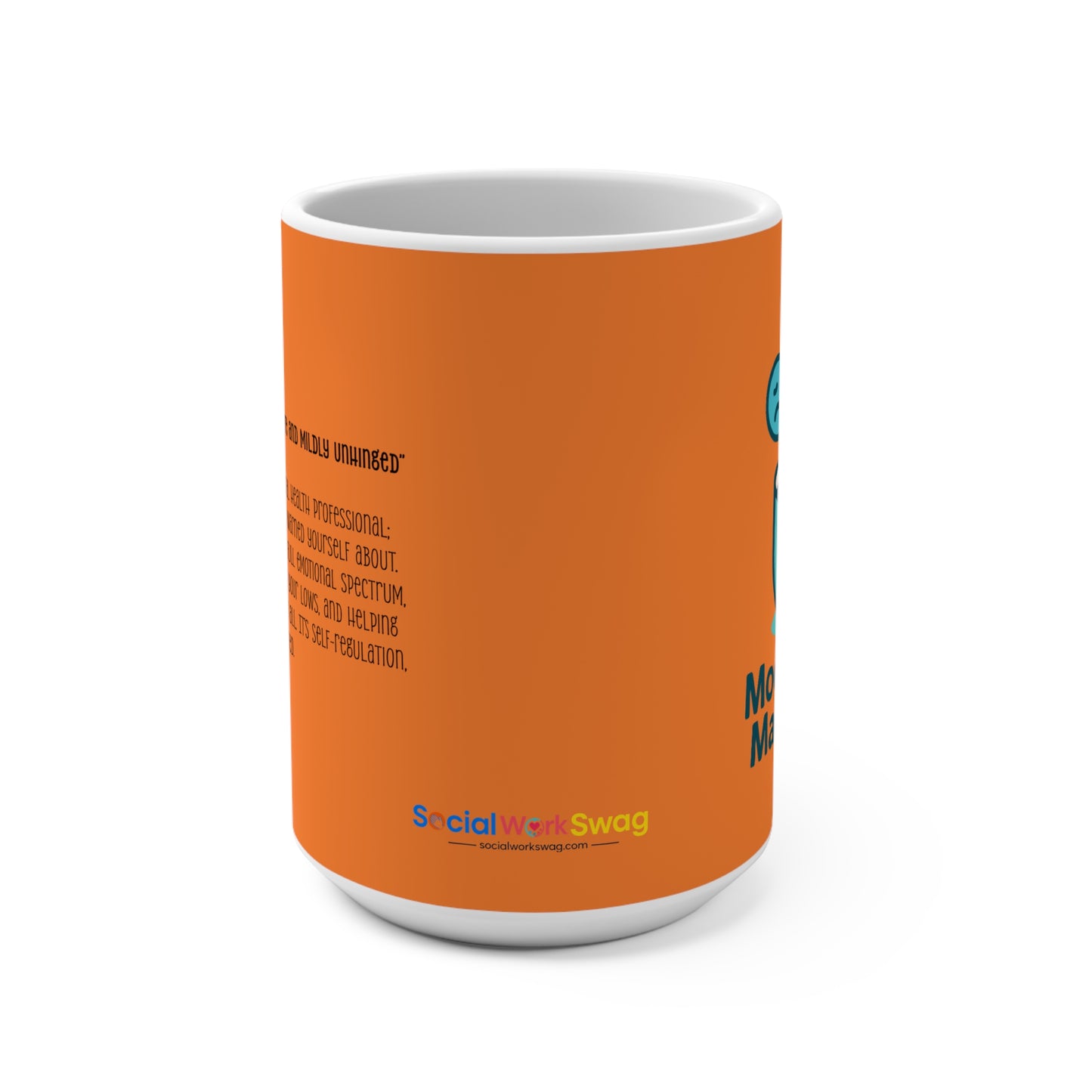 Mood Swing Macchiato Mug — Funny Coffee Cup for Mood Lovers, 15oz (Matches Coffee!)