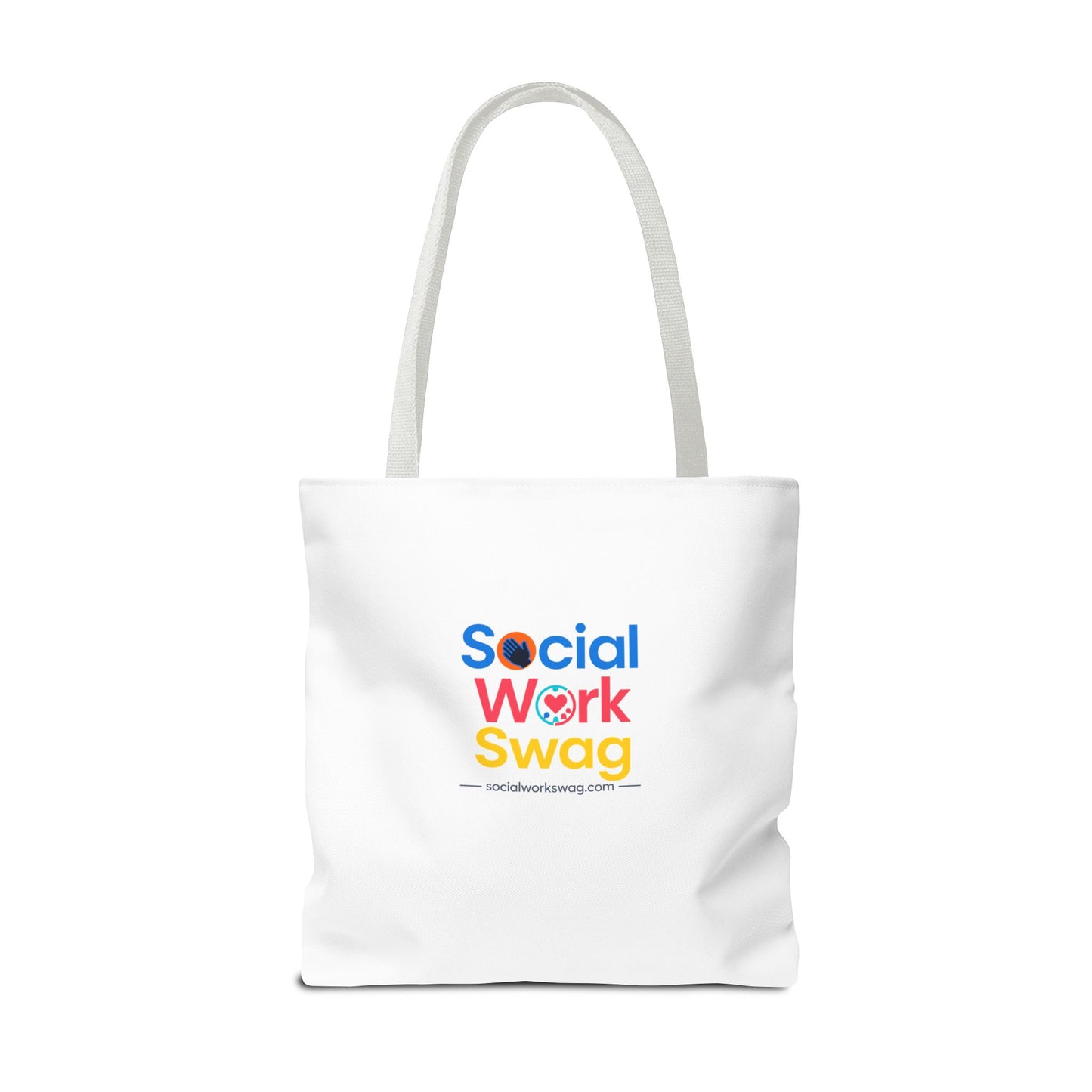 Social Work Swag Tote Bag — Colorful Social Worker Gift Tote