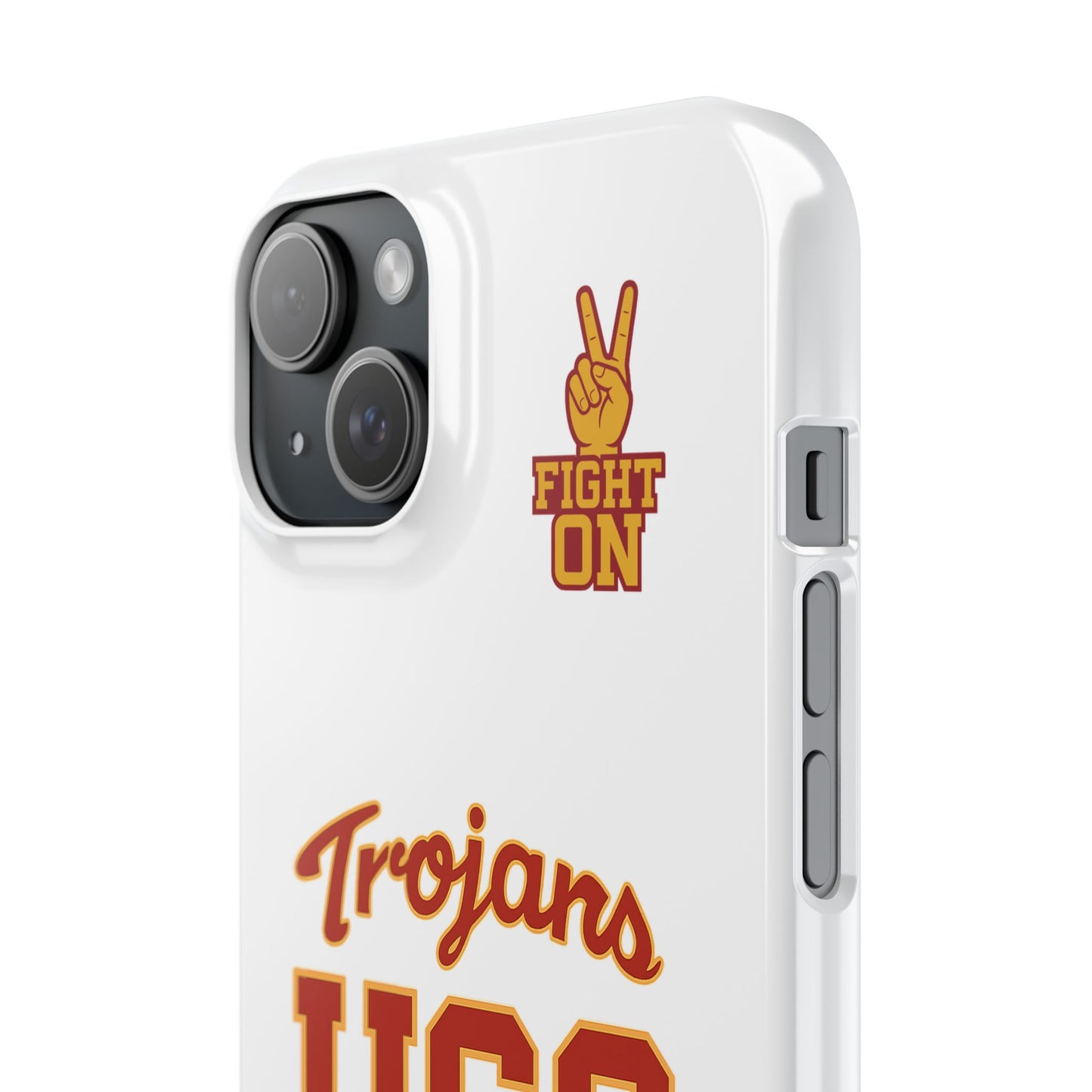 USC Trojans Slim I-Phone Case - School of Social Work (White)