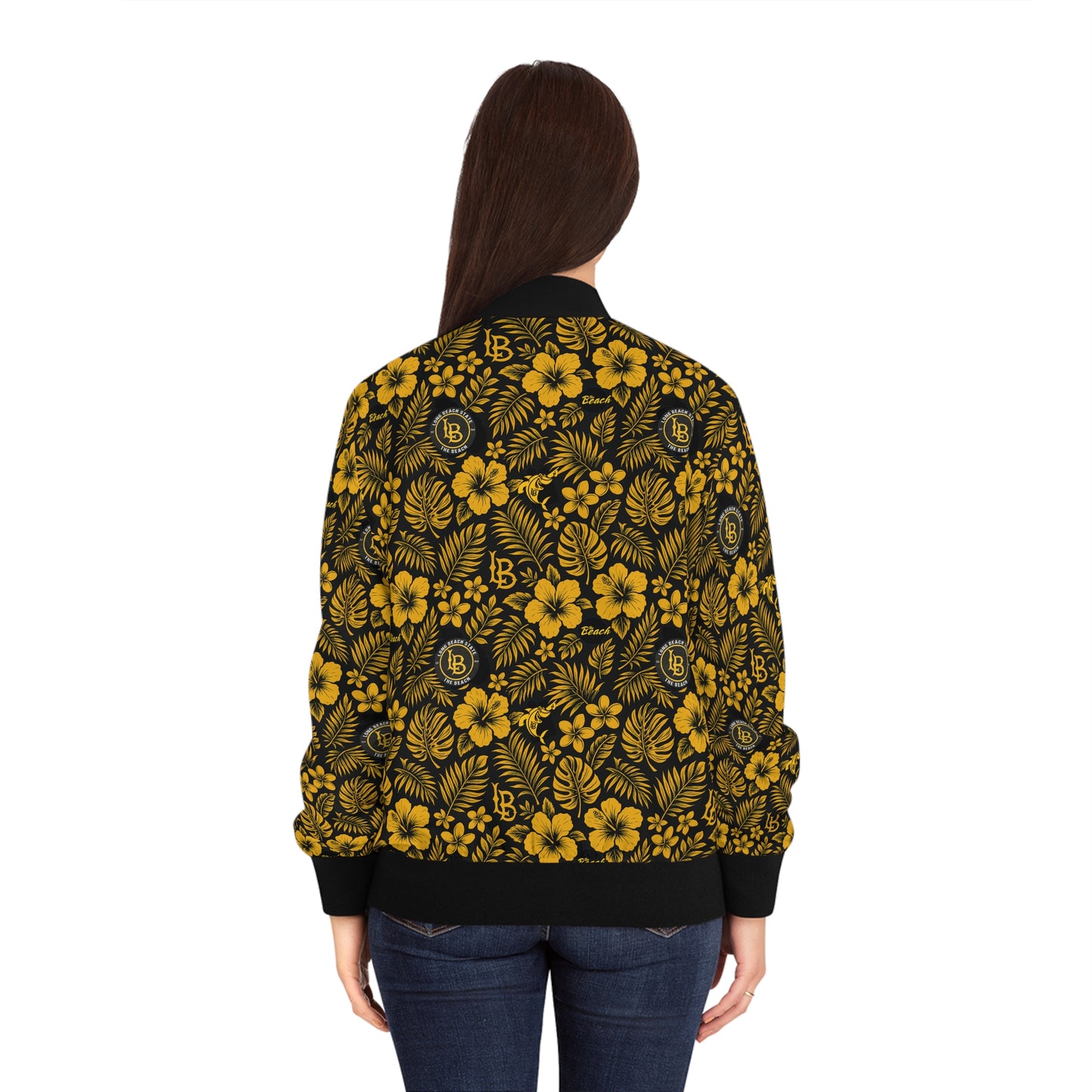Long Beach School of Social Work - Hawaiian Bomber Jacket