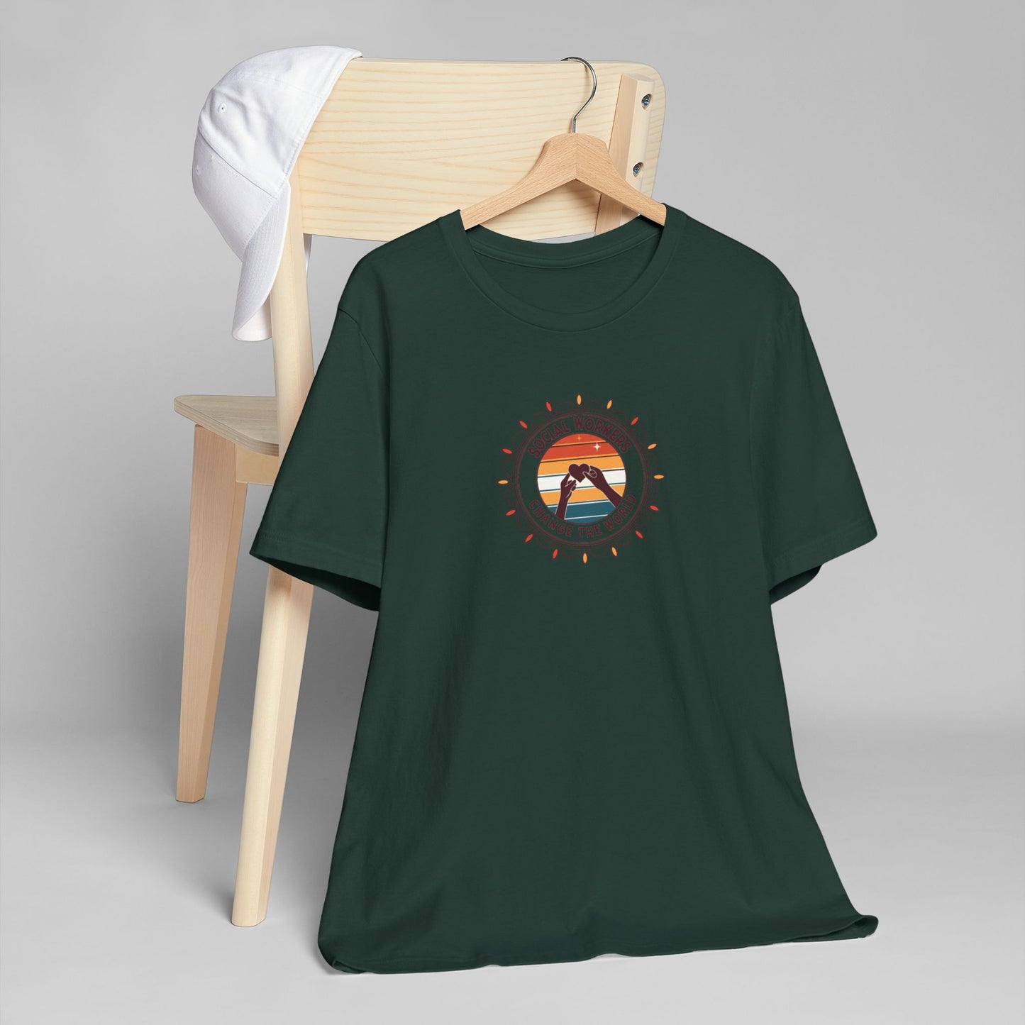 T-Shirt — Soul Worker Retro Sunset Graphic (Find Your Way) - Social Worker