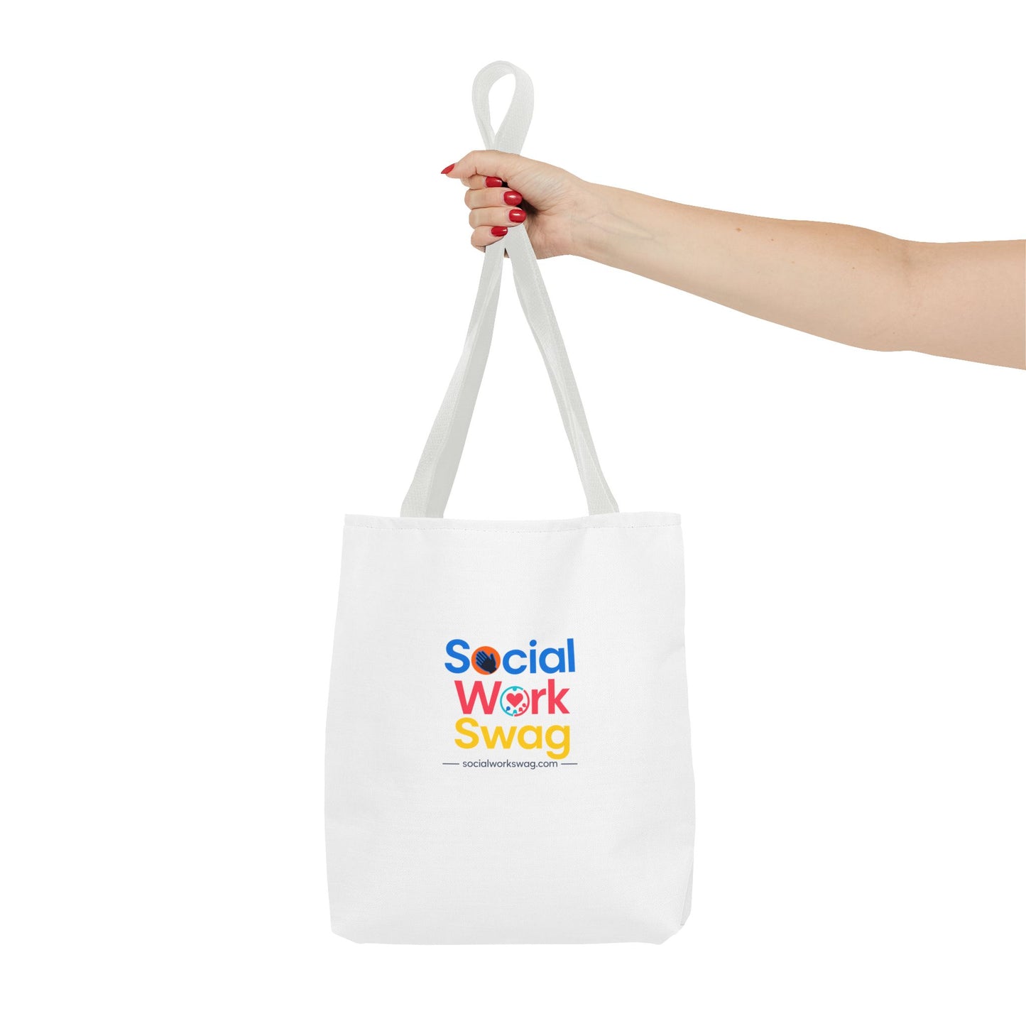 Social Work Swag Tote Bag — Colorful Social Worker Gift Tote