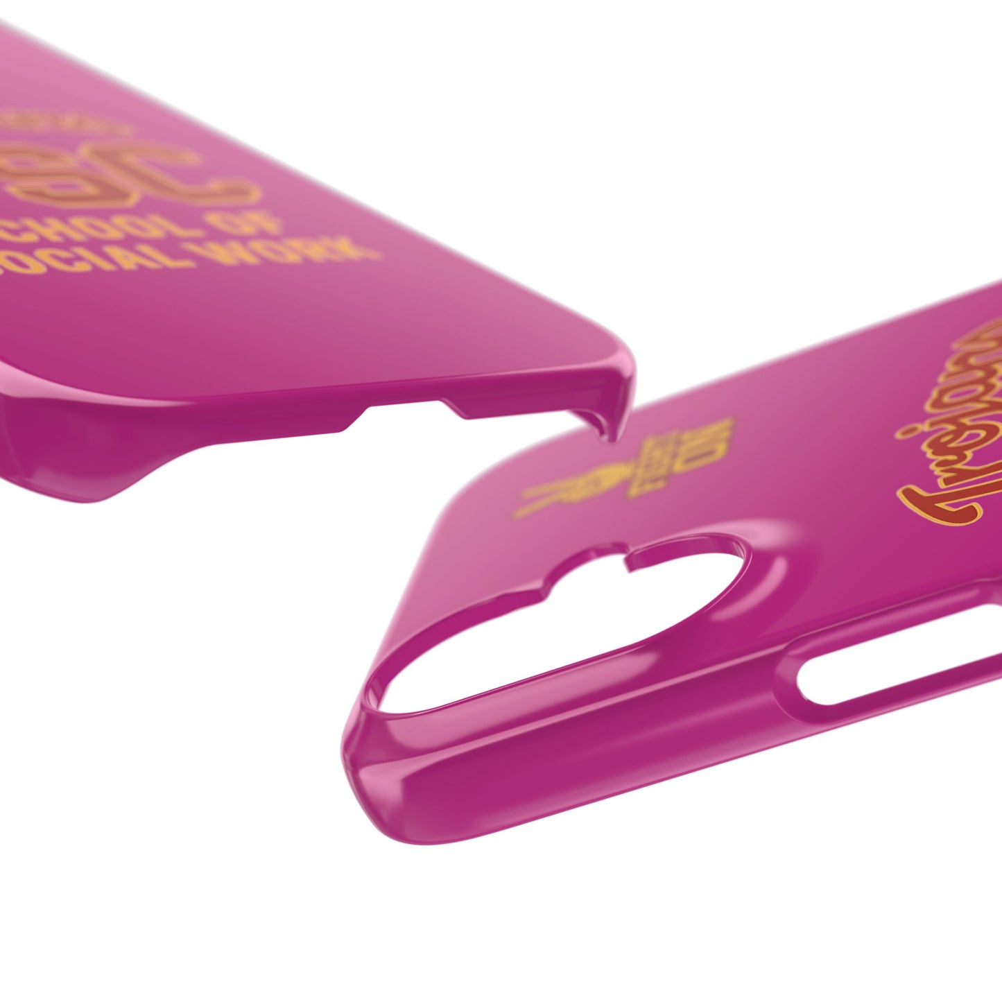 USC Trojans Slim I-Phone Case - School of Social Work (Pink)