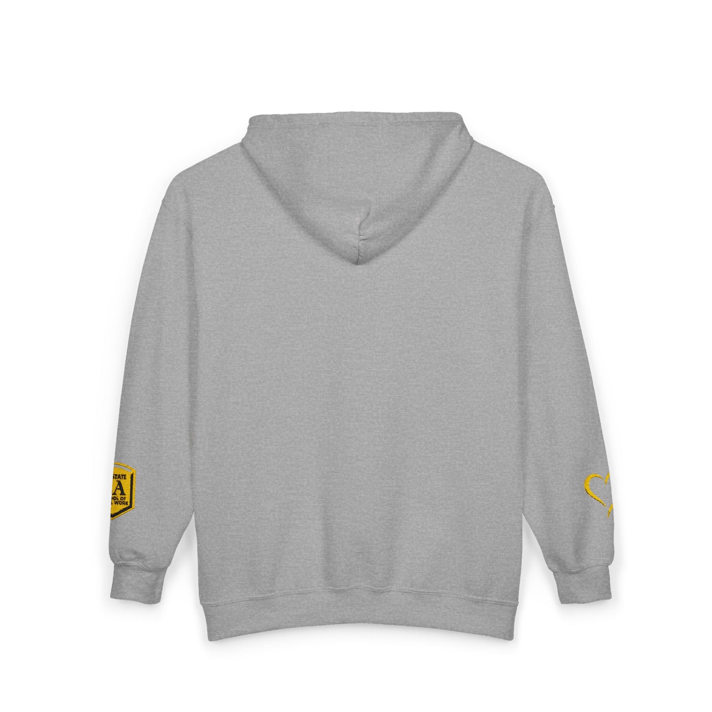 Cal State LA- School of Social Work -Unisex Heavy Blend™ Full Zip Hooded Sweatshirt - Ultimate Comfort for Fans