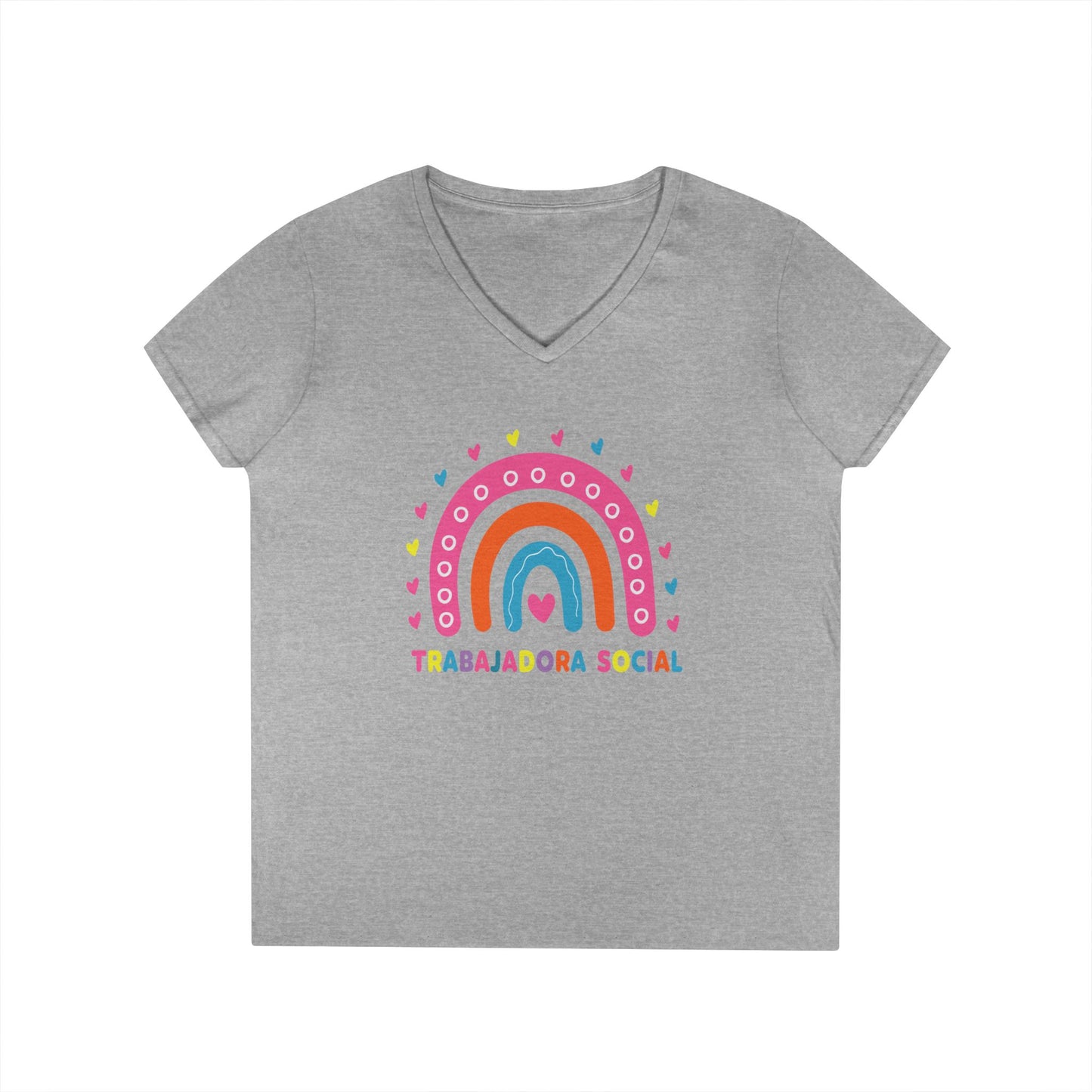 Trabajadora Social Rainbow V-Neck Tee