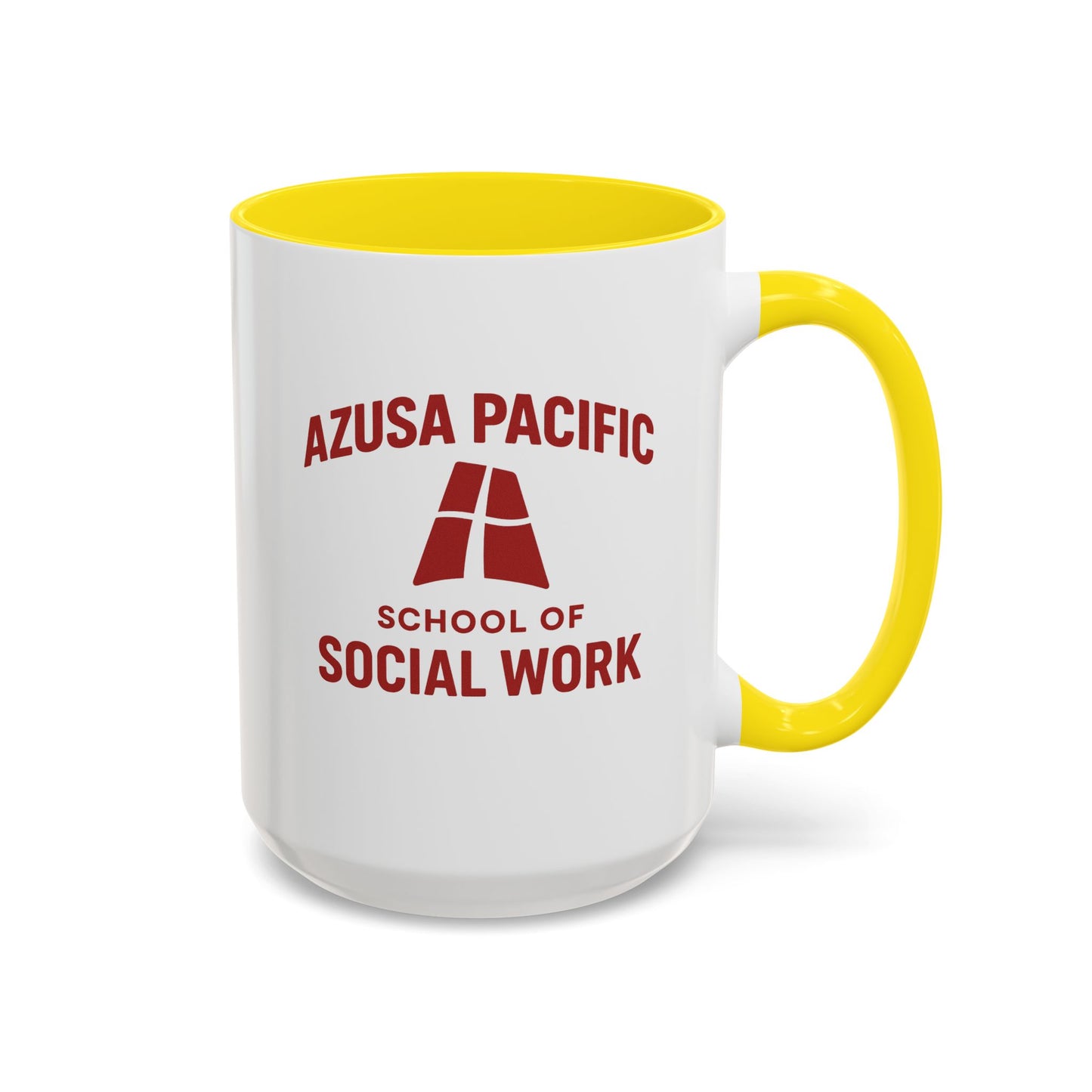 Azusa Pacific University - School of Social Work -Accent Mug - 15oz